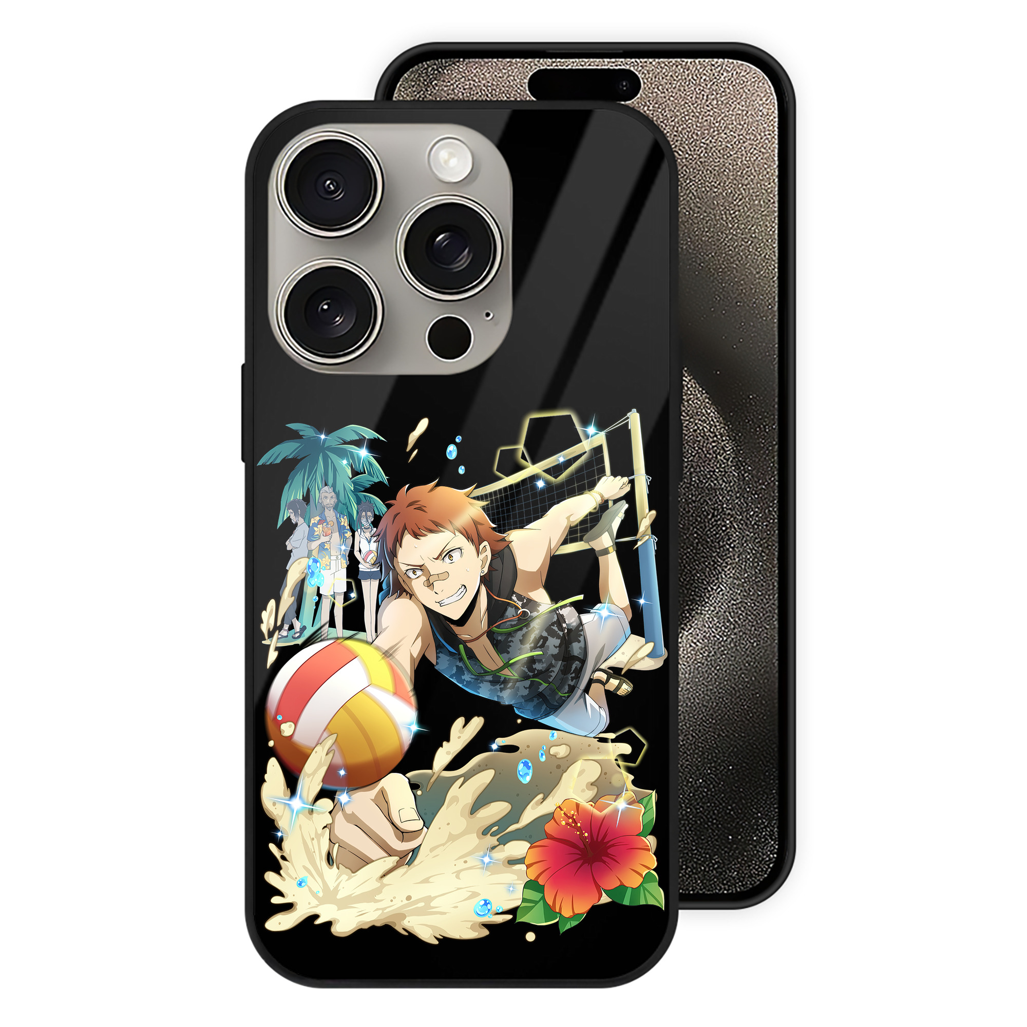 （画像用） 文豪ストレイドッグス Bungo Stray Dogs 【iPhone15Pro対応】スマホケース 耐衝撃＆黄変防止 背面ガラス