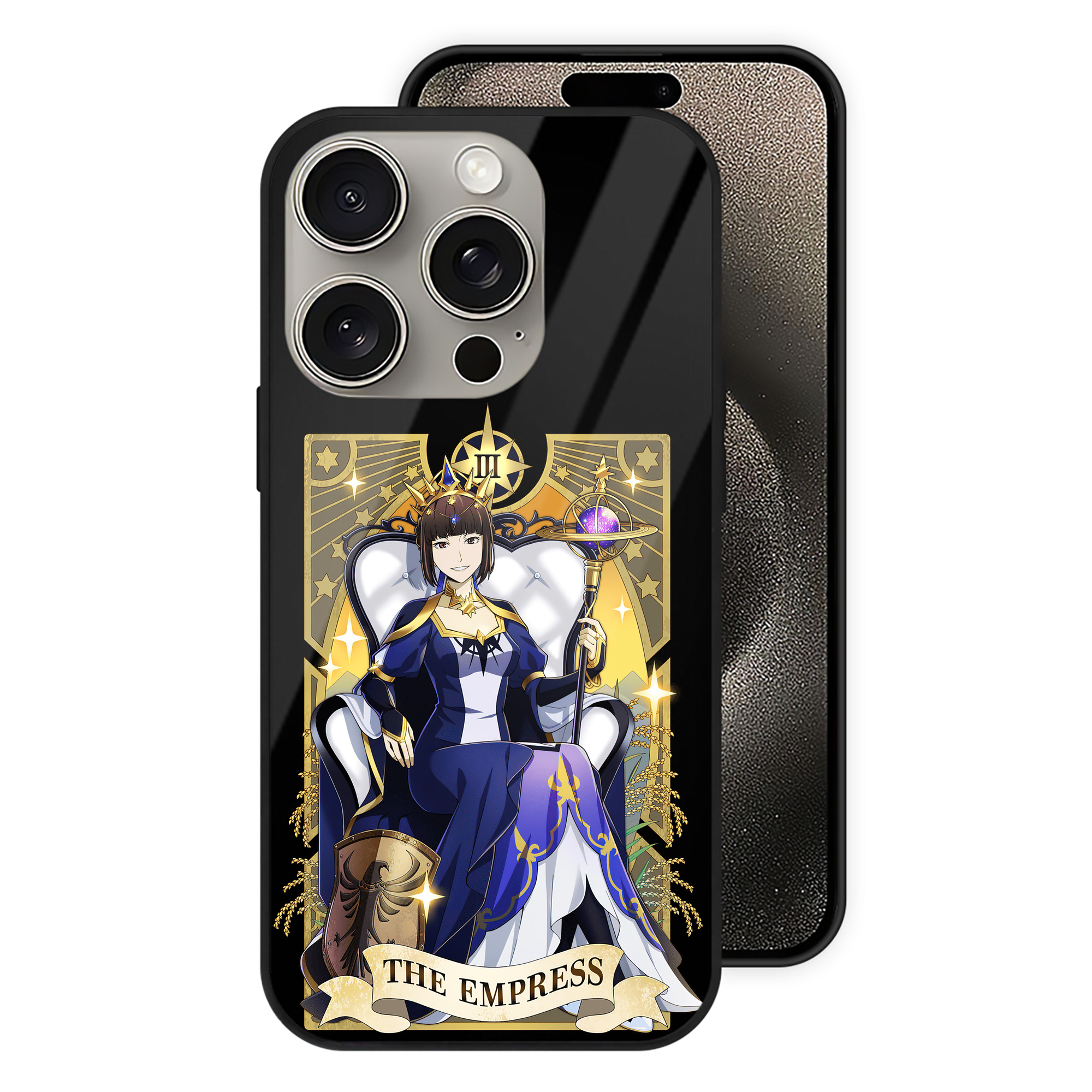 （画像用） 文豪ストレイドッグス Bungo Stray Dogs 【iPhone15Pro対応】スマホケース 耐衝撃＆黄変防止 背面ガラス