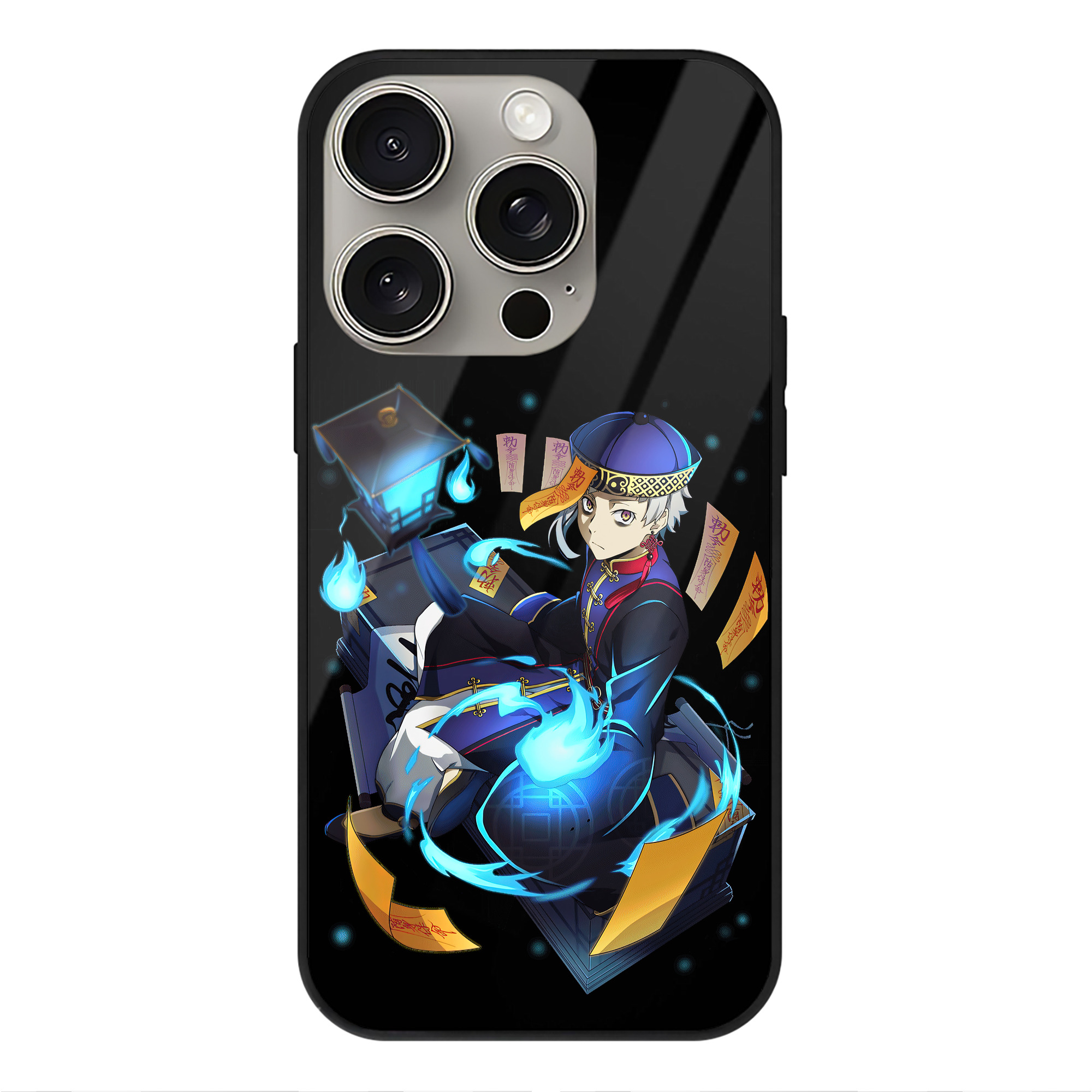 （画像用） 文豪ストレイドッグス Bungo Stray Dogs 【iPhone15Pro対応】スマホケース 耐衝撃＆黄変防止 背面ガラス
