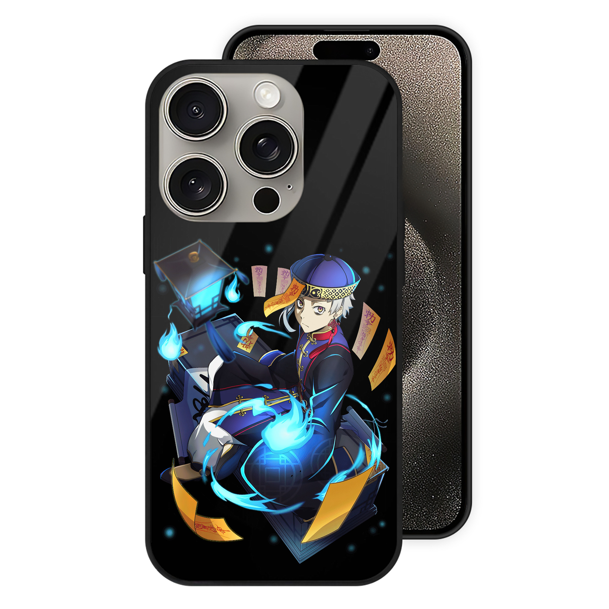 （画像用） 文豪ストレイドッグス Bungo Stray Dogs 【iPhone15Pro対応】スマホケース 耐衝撃＆黄変防止 背面ガラス