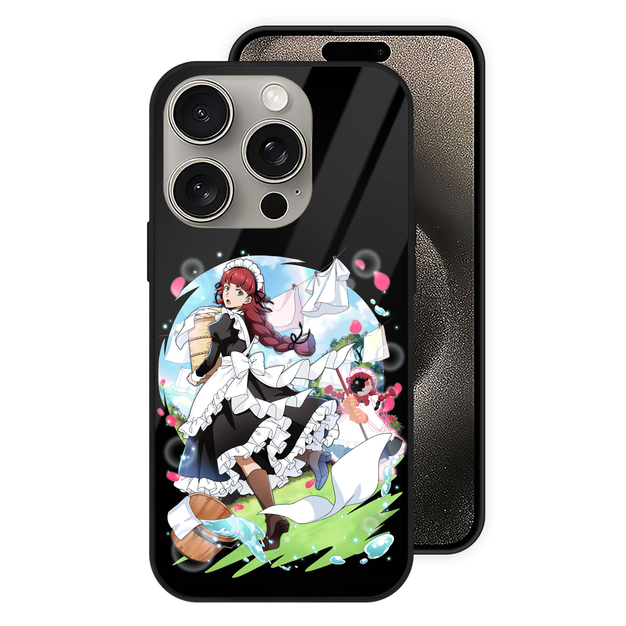 （画像用） 文豪ストレイドッグス Bungo Stray Dogs 【iPhone15Pro対応】スマホケース 耐衝撃＆黄変防止 背面ガラス