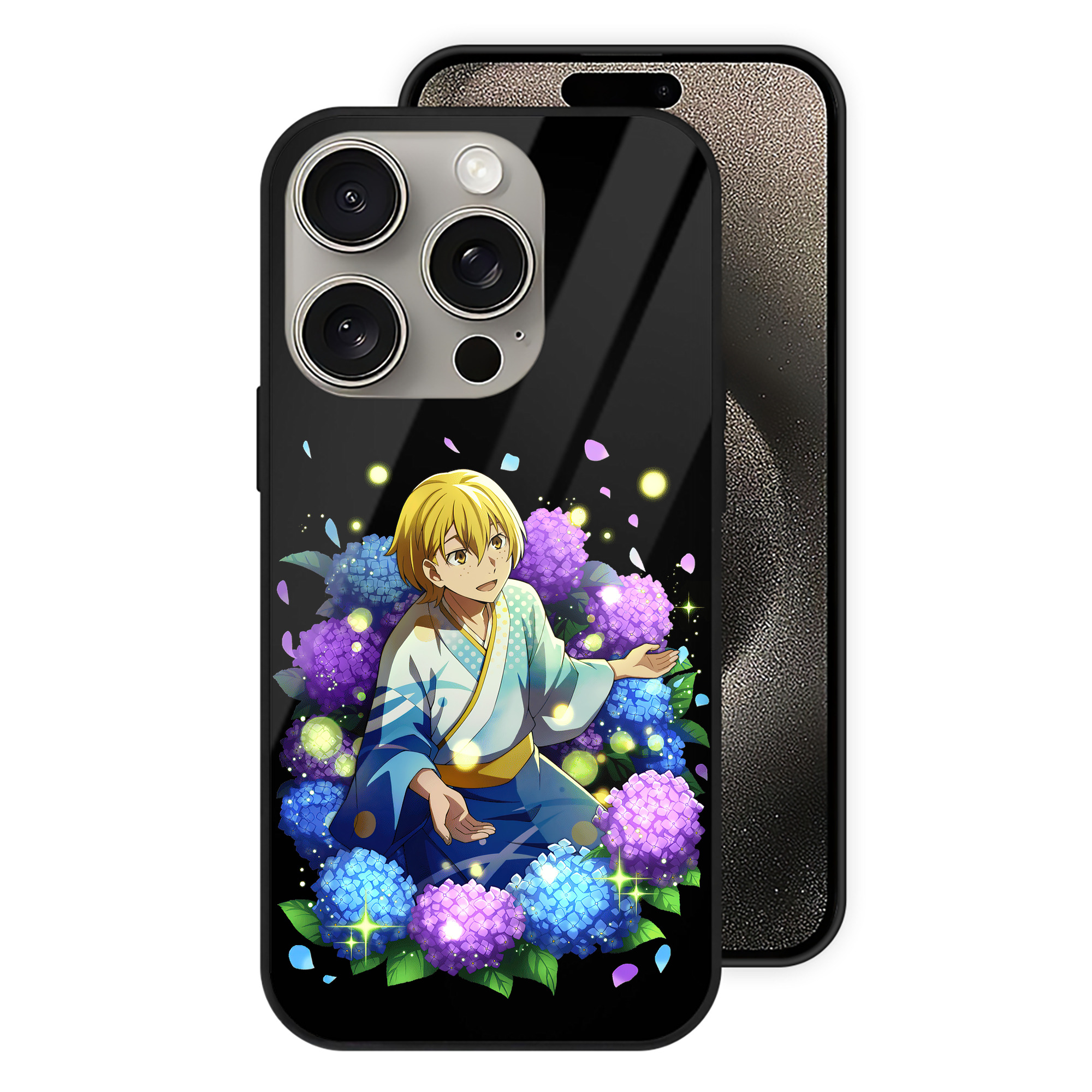 （画像用） 文豪ストレイドッグス Bungo Stray Dogs 【iPhone15Pro対応】スマホケース 耐衝撃＆黄変防止 背面ガラス