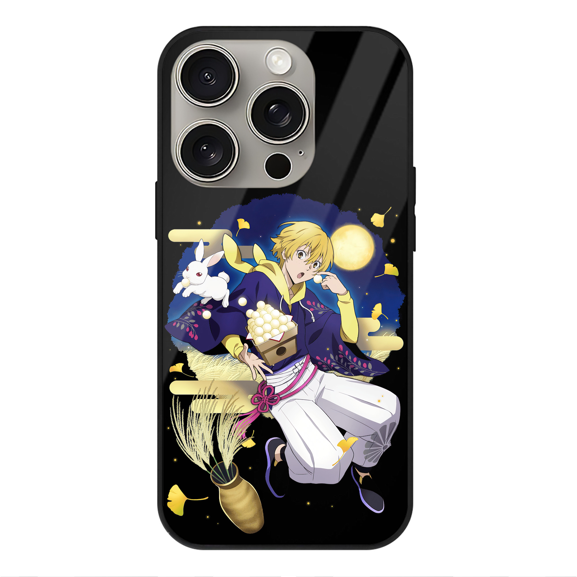 （画像用） 文豪ストレイドッグス Bungo Stray Dogs 【iPhone15Pro対応】スマホケース 耐衝撃＆黄変防止 背面ガラス