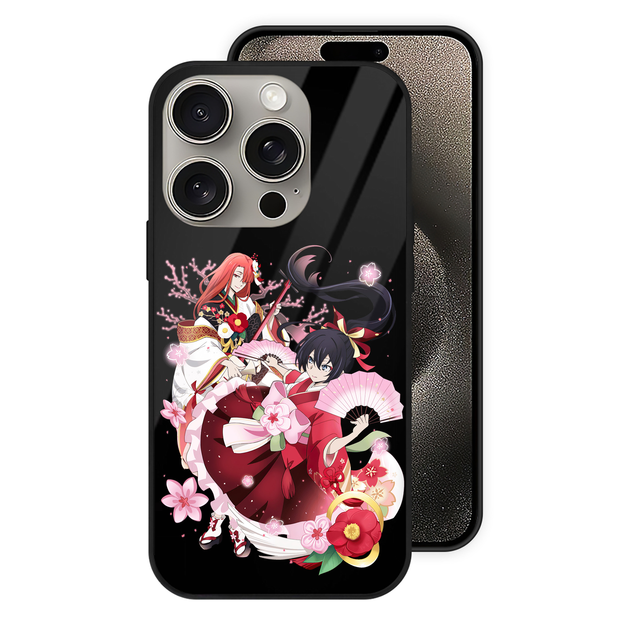 （画像用） 文豪ストレイドッグス Bungo Stray Dogs 【iPhone15Pro対応】スマホケース 耐衝撃＆黄変防止 背面ガラス