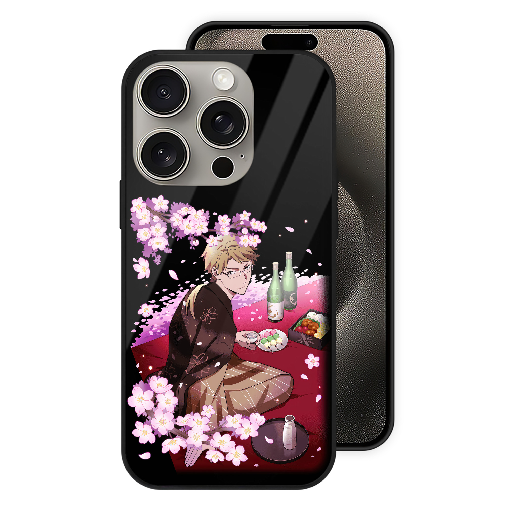 （画像用） 文豪ストレイドッグス Bungo Stray Dogs 【iPhone15Pro対応】スマホケース 耐衝撃＆黄変防止 背面ガラス