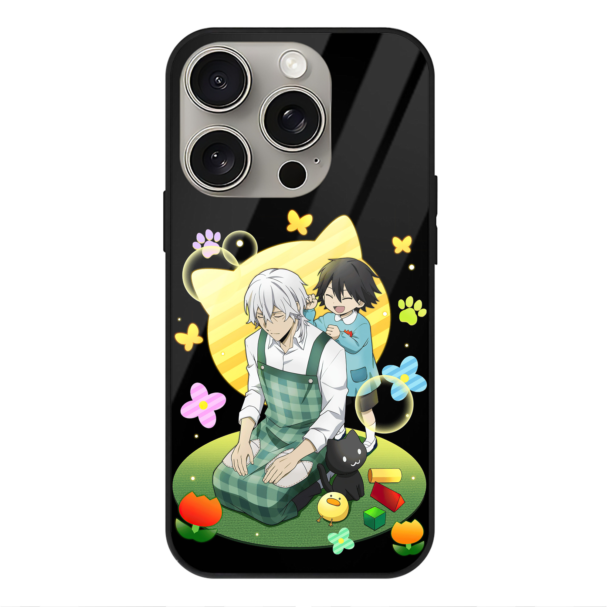 （画像用） 文豪ストレイドッグス Bungo Stray Dogs 【iPhone15Pro対応】スマホケース 耐衝撃＆黄変防止 背面ガラス