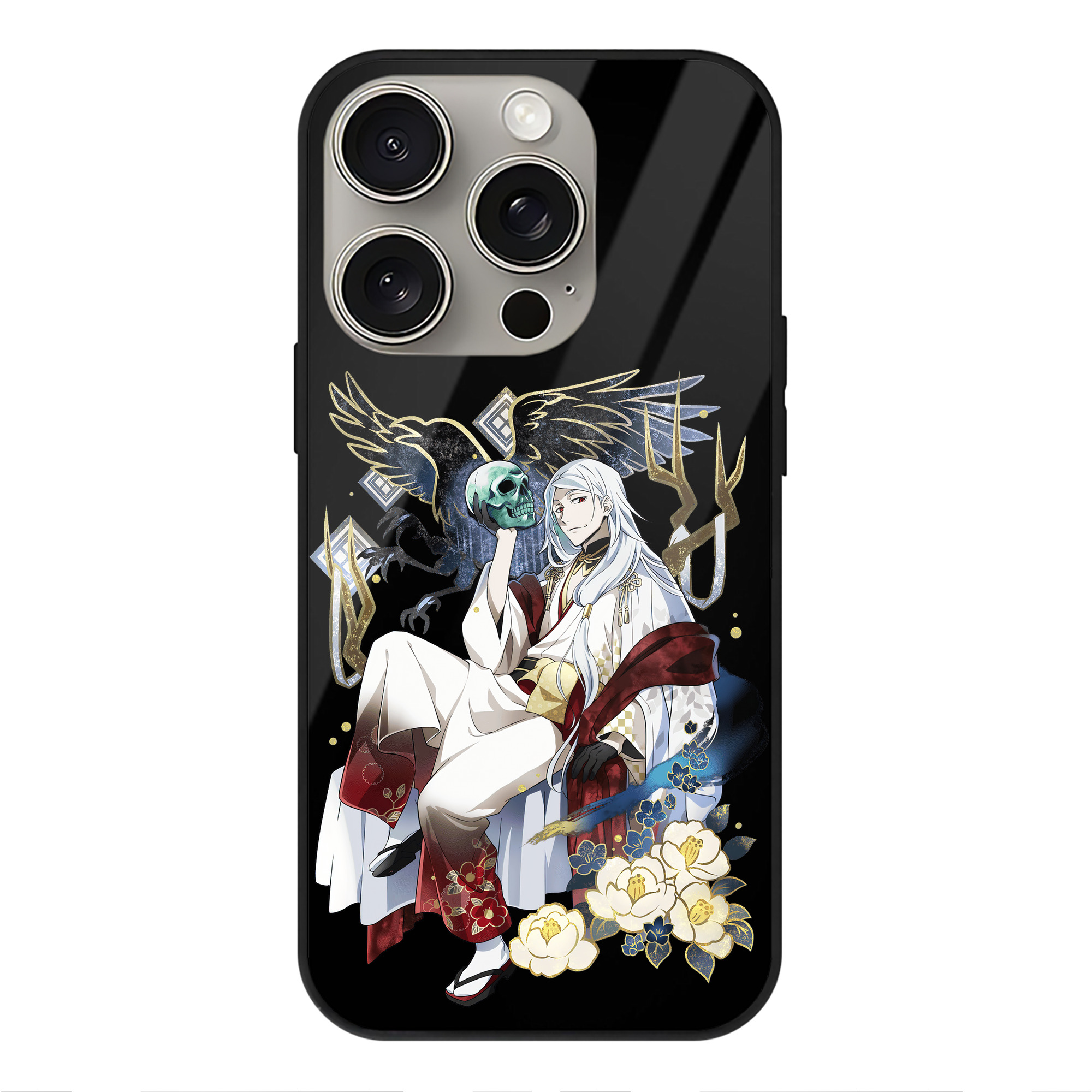 （画像用） 文豪ストレイドッグス Bungo Stray Dogs 【iPhone15Pro対応】スマホケース 耐衝撃＆黄変防止 背面ガラス