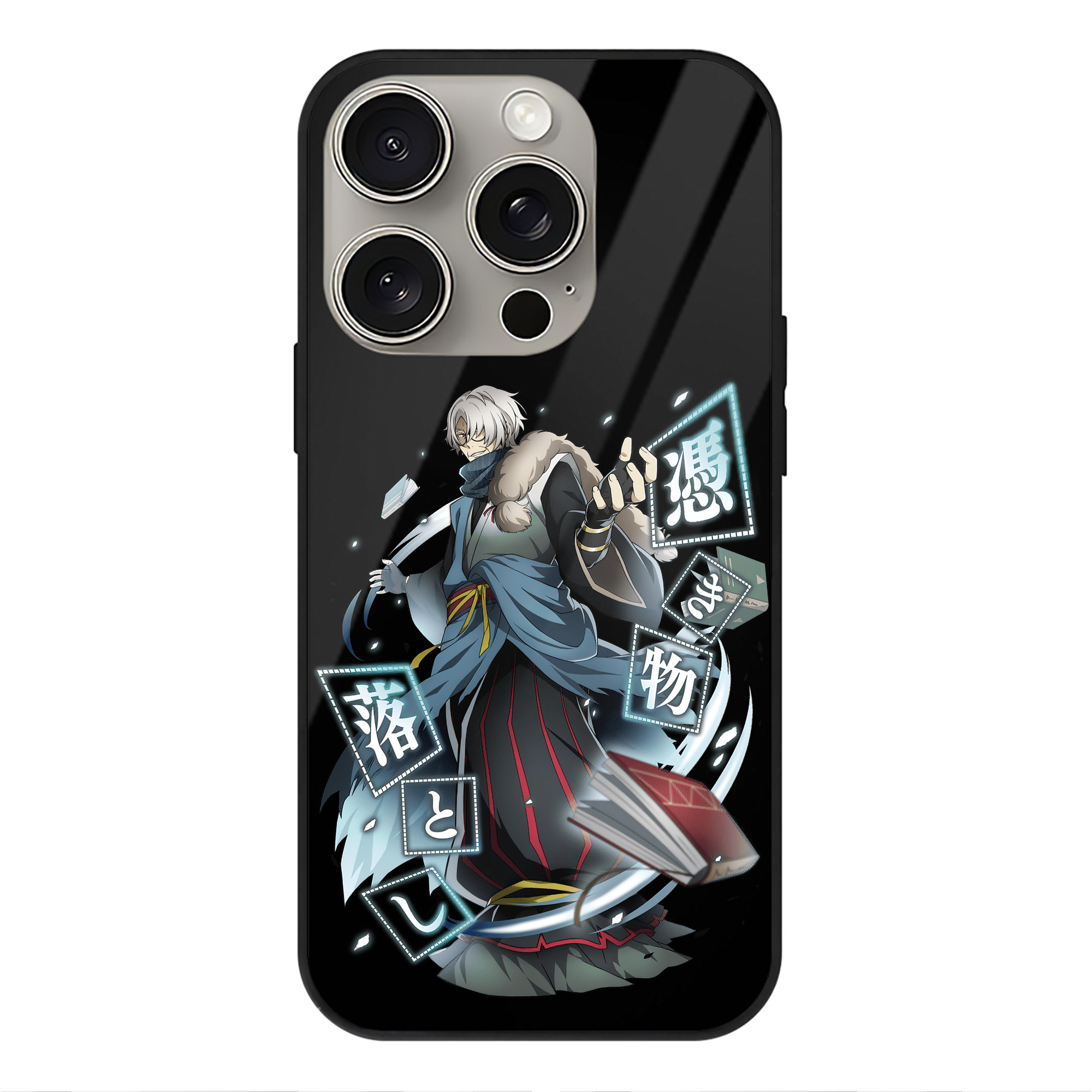 （画像用） 文豪ストレイドッグス Bungo Stray Dogs 【iPhone15Pro対応】スマホケース 耐衝撃＆黄変防止 背面ガラス