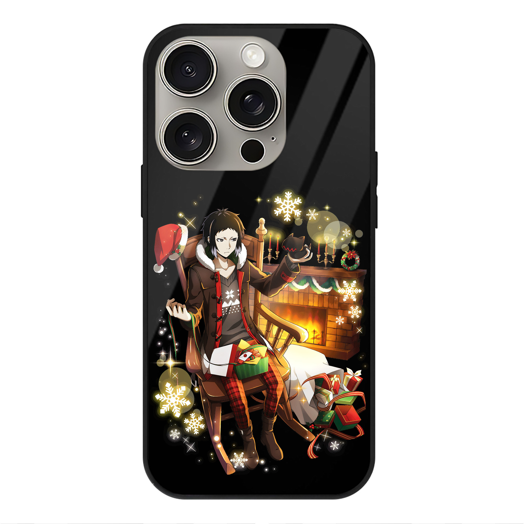 （画像用） 文豪ストレイドッグス Bungo Stray Dogs 【iPhone15Pro対応】スマホケース 耐衝撃＆黄変防止 背面ガラス