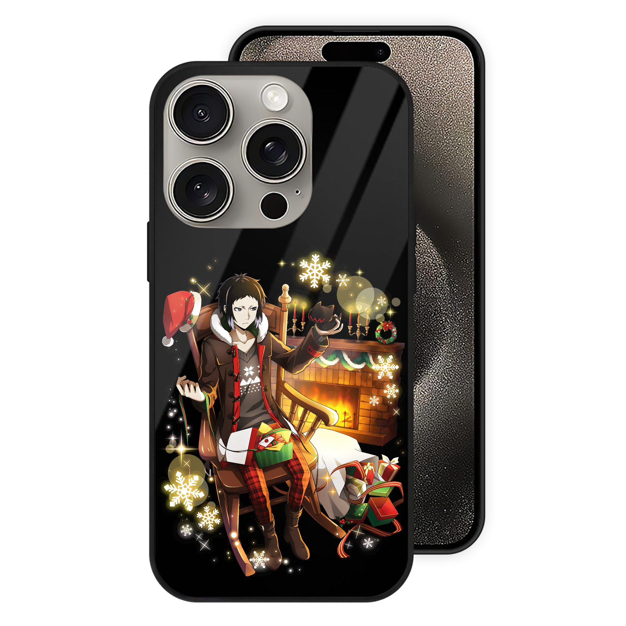 （画像用） 文豪ストレイドッグス Bungo Stray Dogs 【iPhone15Pro対応】スマホケース 耐衝撃＆黄変防止 背面ガラス