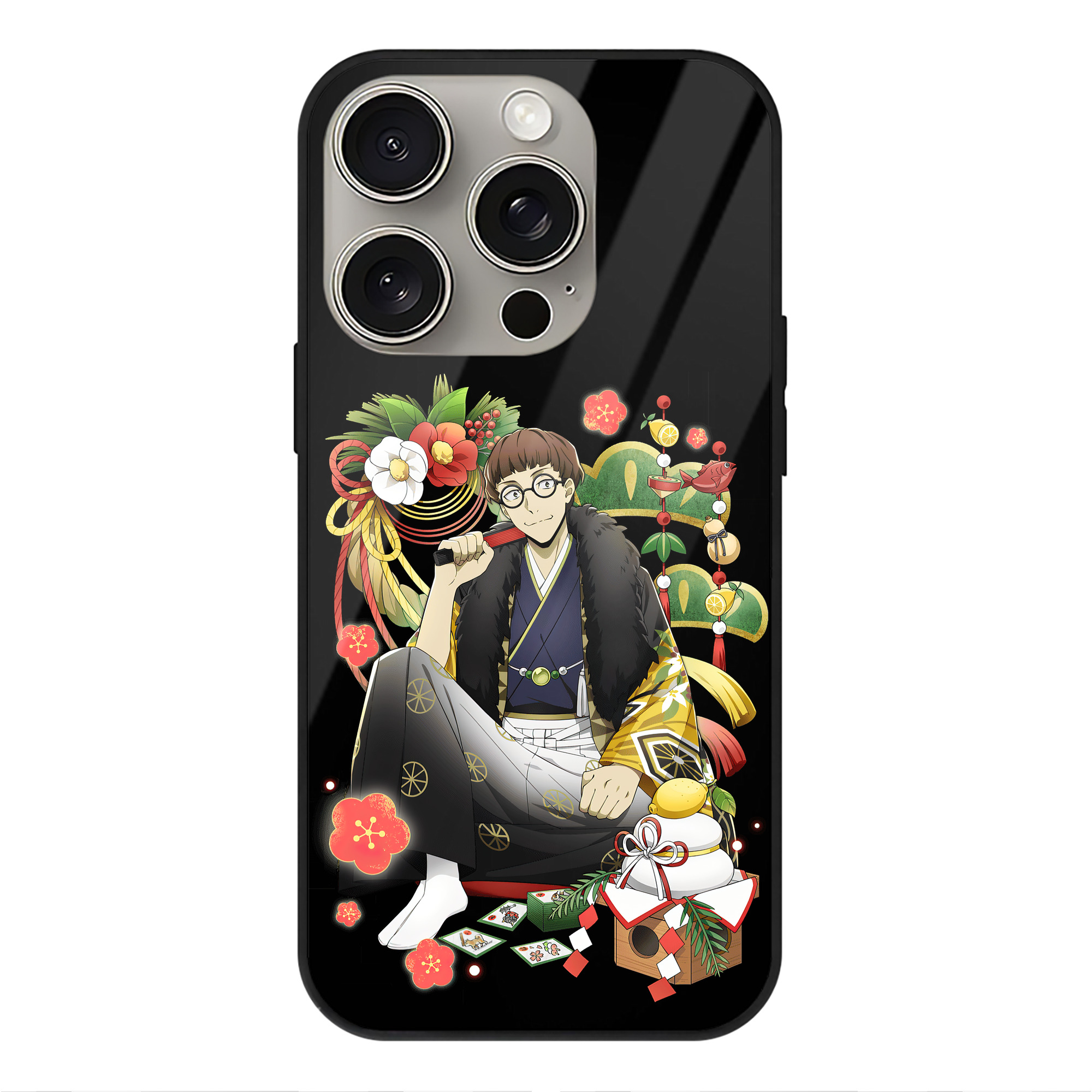（画像用） 文豪ストレイドッグス Bungo Stray Dogs 【iPhone15Pro対応】スマホケース 耐衝撃＆黄変防止 背面ガラス
