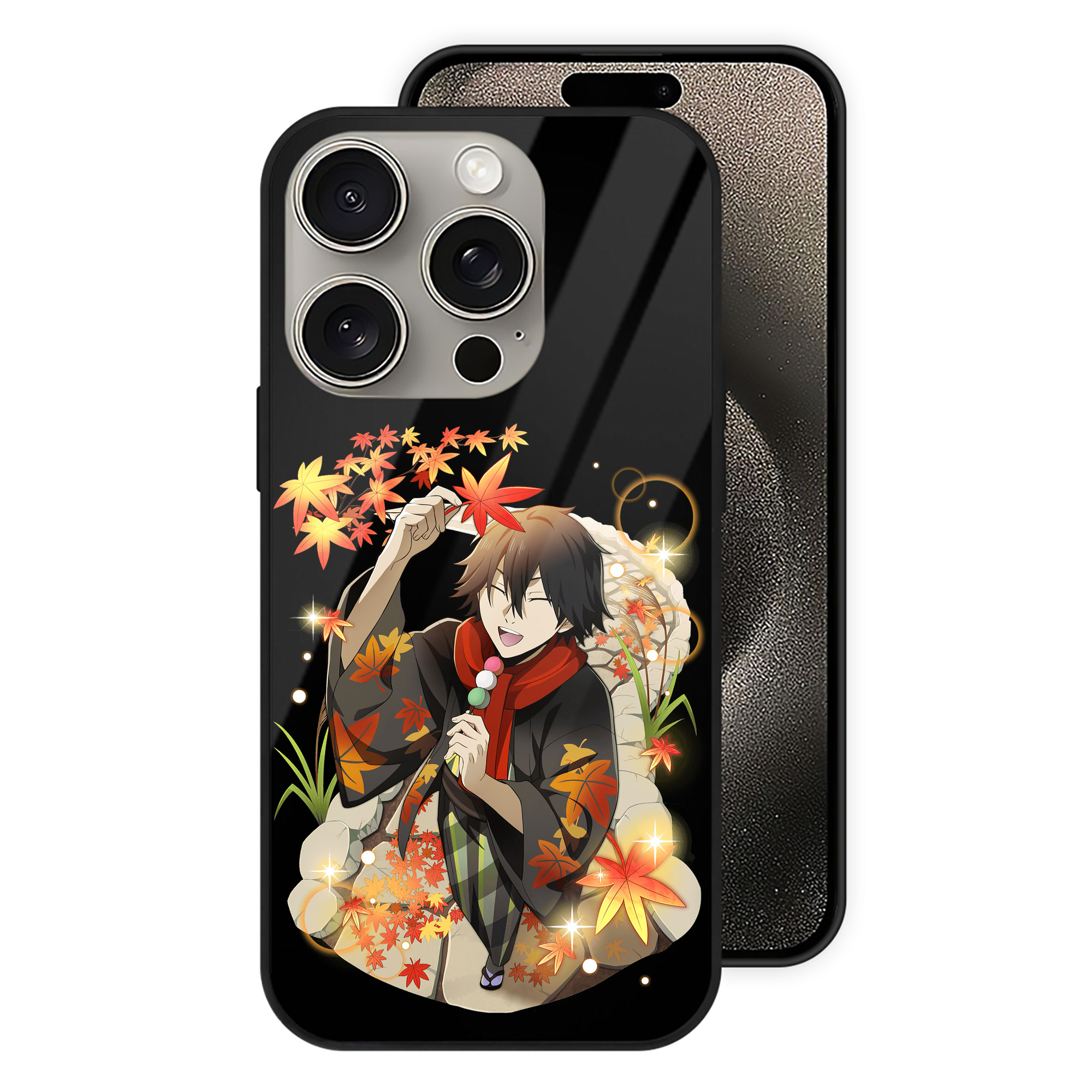 （画像用） 文豪ストレイドッグス Bungo Stray Dogs 【iPhone15Pro対応】スマホケース 耐衝撃＆黄変防止 背面ガラス