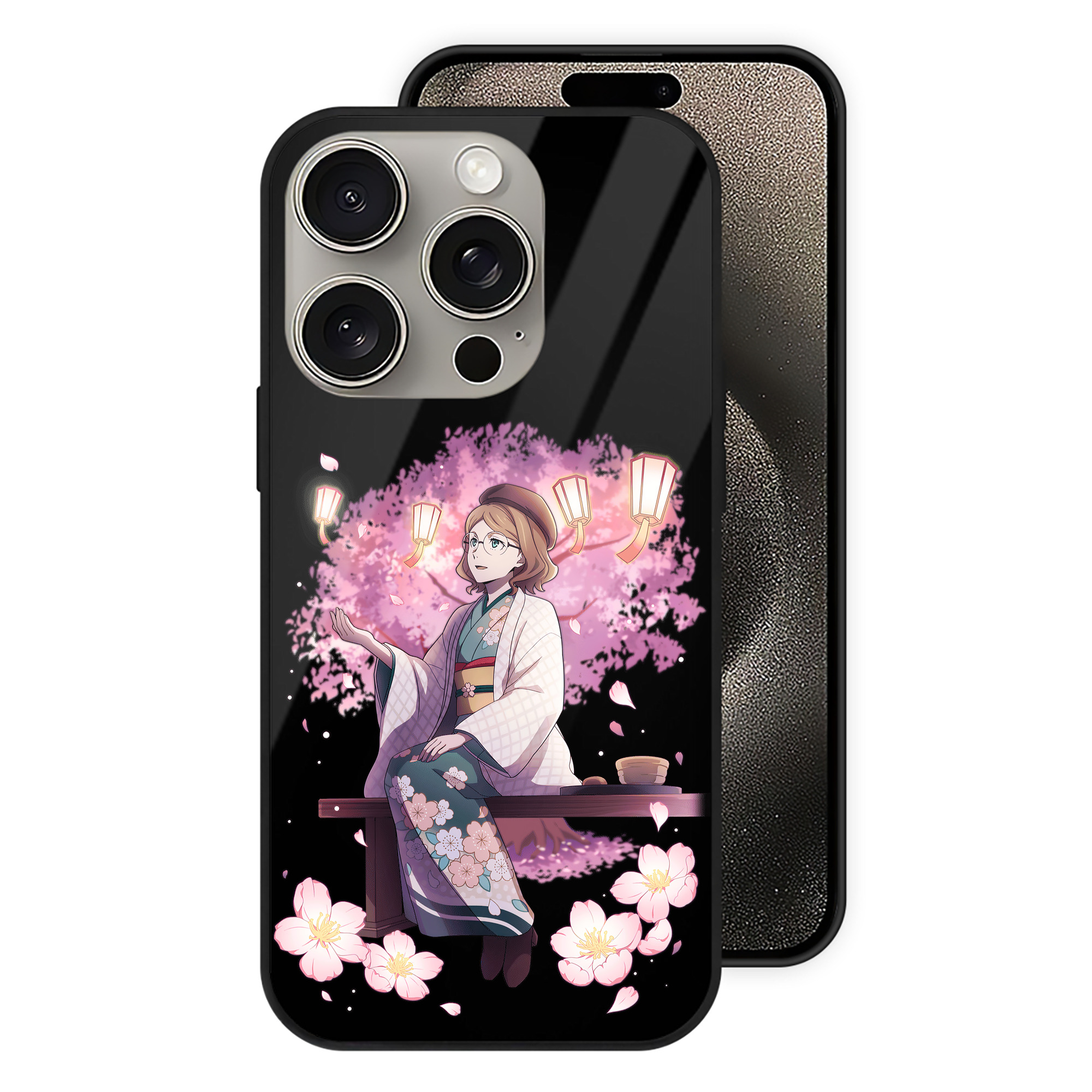 （画像用） 文豪ストレイドッグス Bungo Stray Dogs 【iPhone15Pro対応】スマホケース 耐衝撃＆黄変防止 背面ガラス