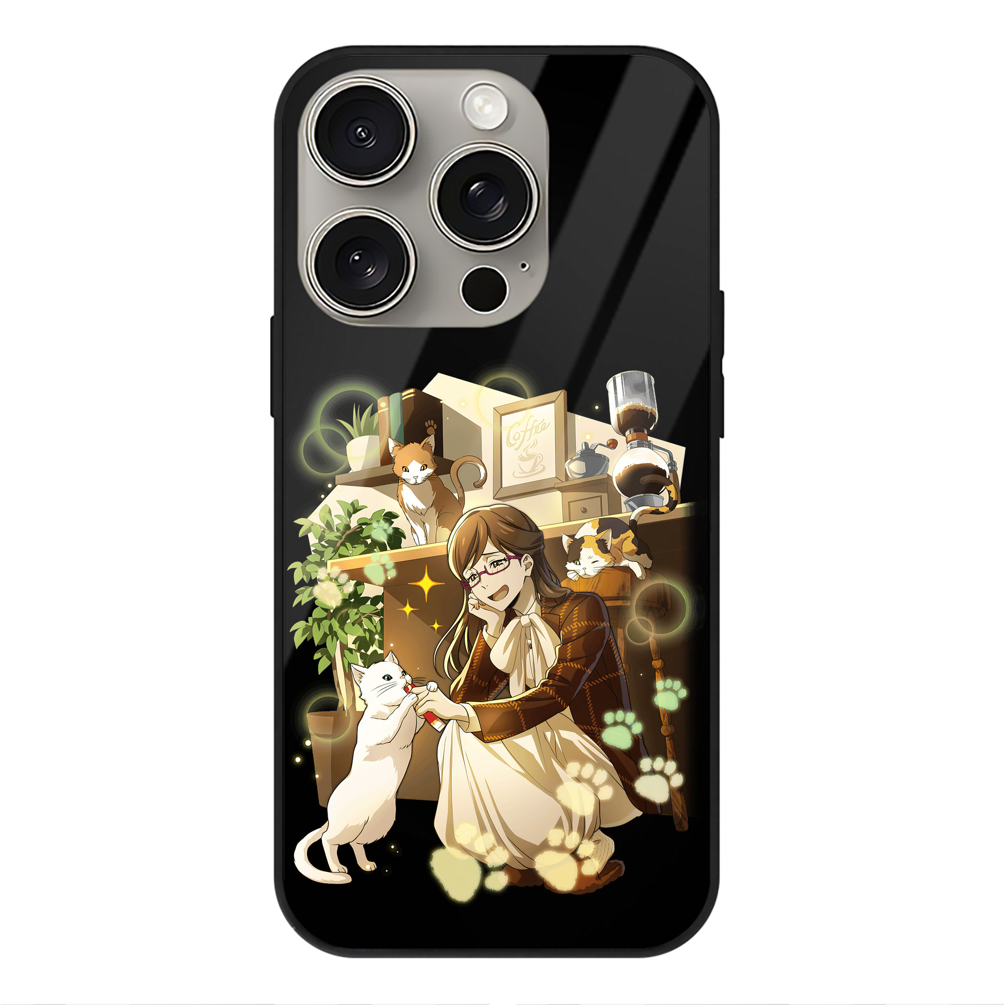 （画像用） 文豪ストレイドッグス Bungo Stray Dogs 【iPhone15Pro対応】スマホケース 耐衝撃＆黄変防止 背面ガラス