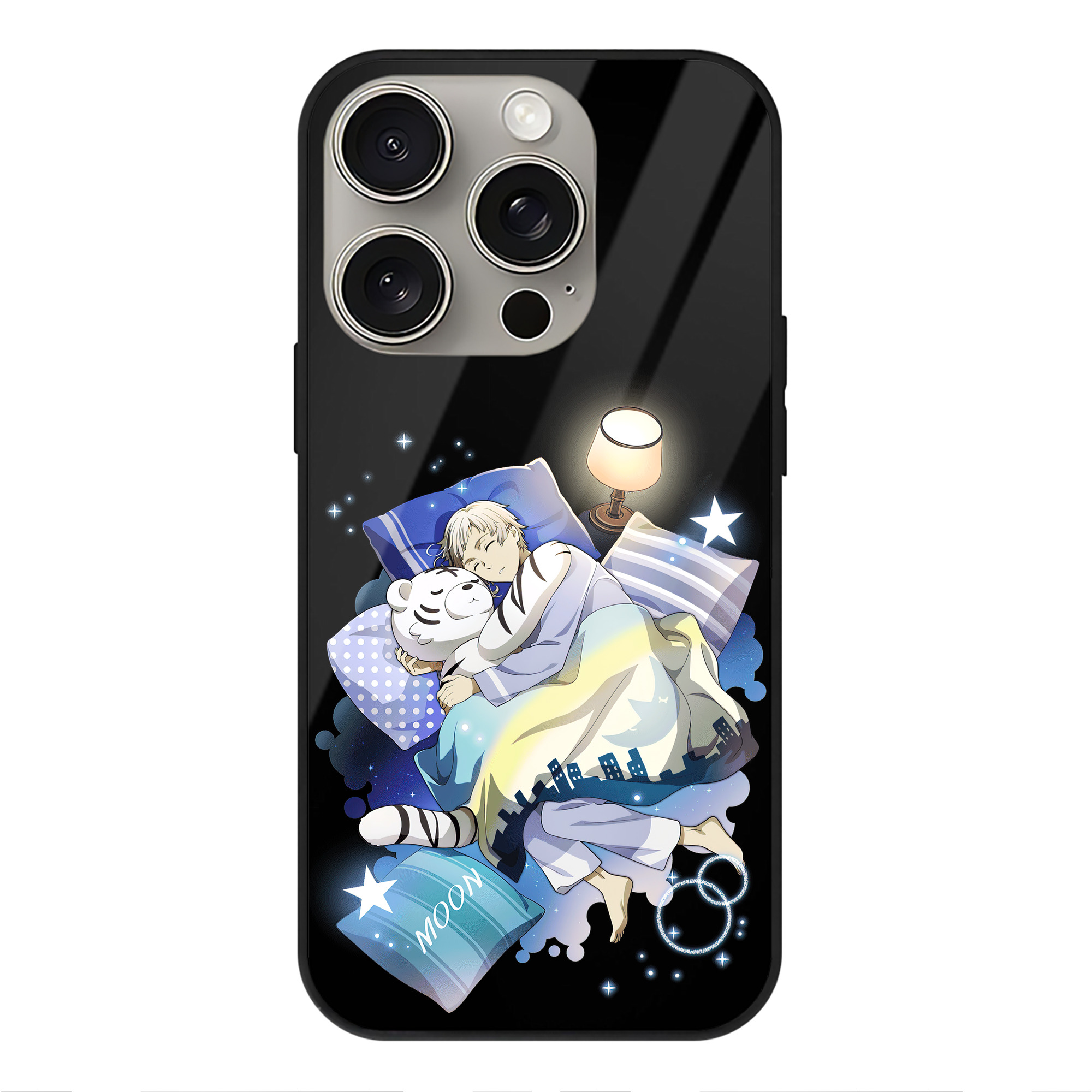 （画像用） 文豪ストレイドッグス Bungo Stray Dogs 【iPhone15Pro対応】スマホケース 耐衝撃＆黄変防止 背面ガラス