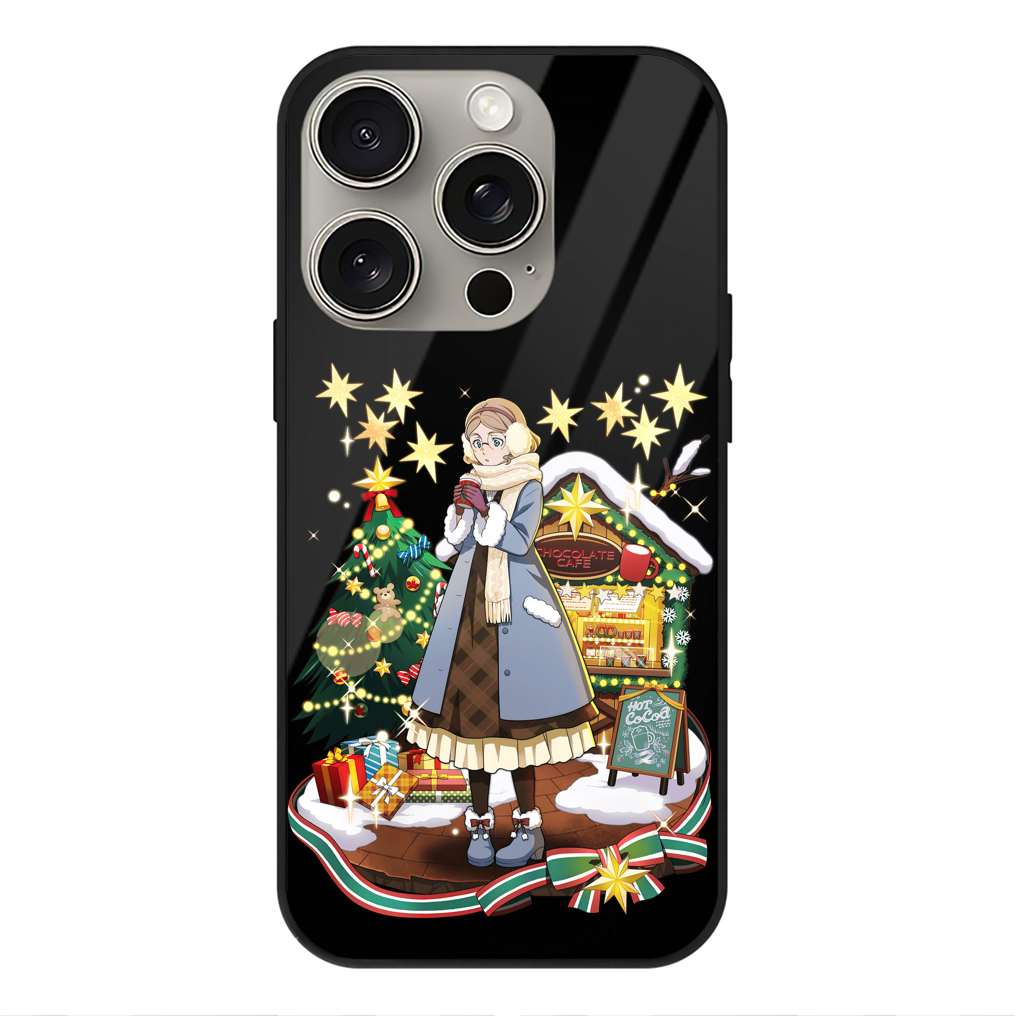 （画像用） 文豪ストレイドッグス Bungo Stray Dogs 【iPhone15Pro対応】スマホケース 耐衝撃＆黄変防止 背面ガラス