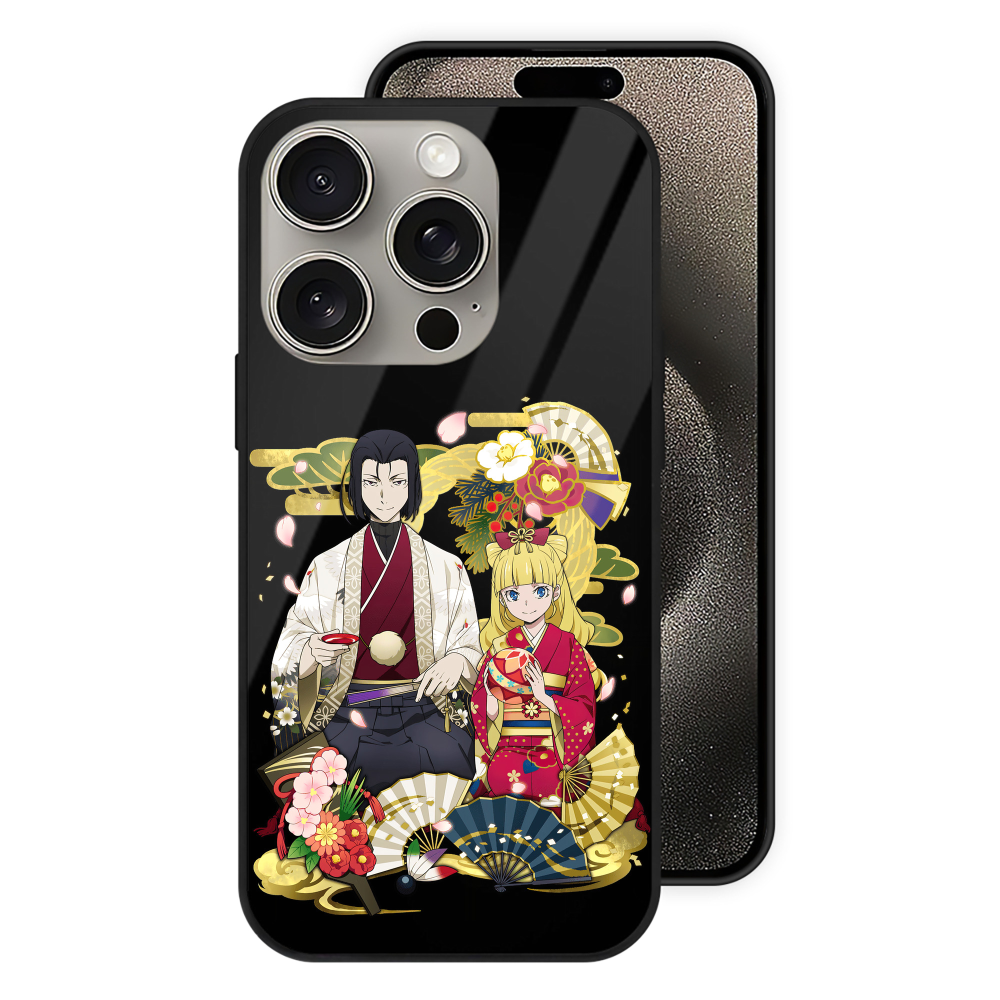 （画像用） 文豪ストレイドッグス Bungo Stray Dogs 【iPhone15Pro対応】スマホケース 耐衝撃＆黄変防止 背面ガラス