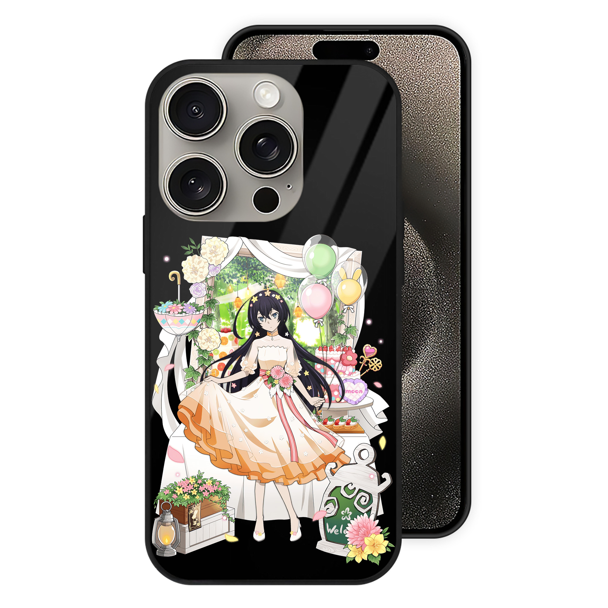 （画像用） 文豪ストレイドッグス Bungo Stray Dogs 【iPhone15Pro対応】スマホケース 耐衝撃＆黄変防止 背面ガラス