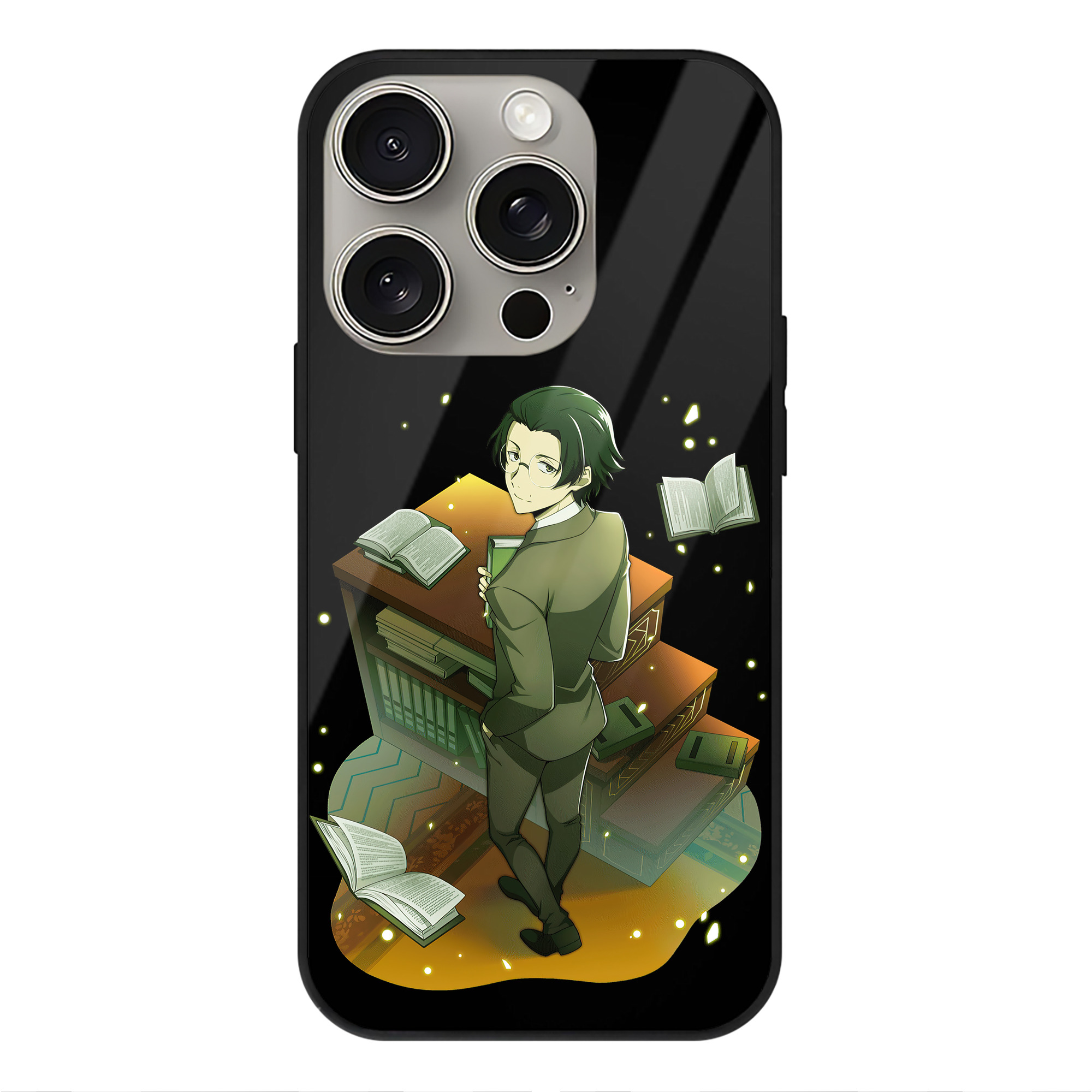 （画像用） 文豪ストレイドッグス Bungo Stray Dogs 【iPhone15Pro対応】スマホケース 耐衝撃＆黄変防止 背面ガラス