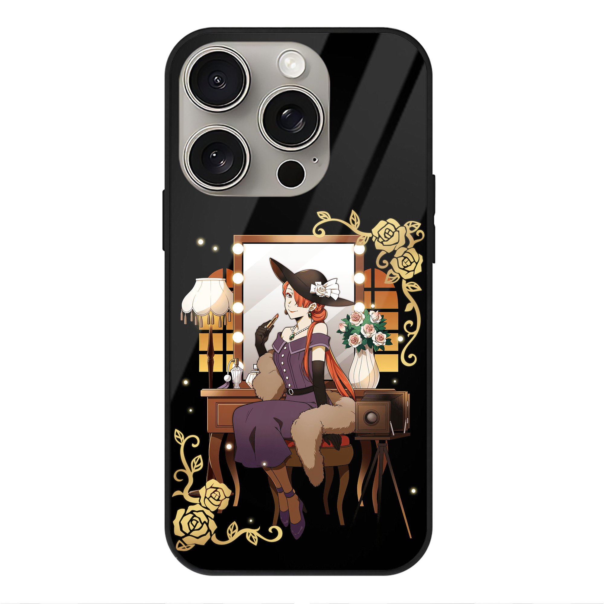 （画像用） 文豪ストレイドッグス Bungo Stray Dogs 【iPhone15Pro対応】スマホケース 耐衝撃＆黄変防止 背面ガラス