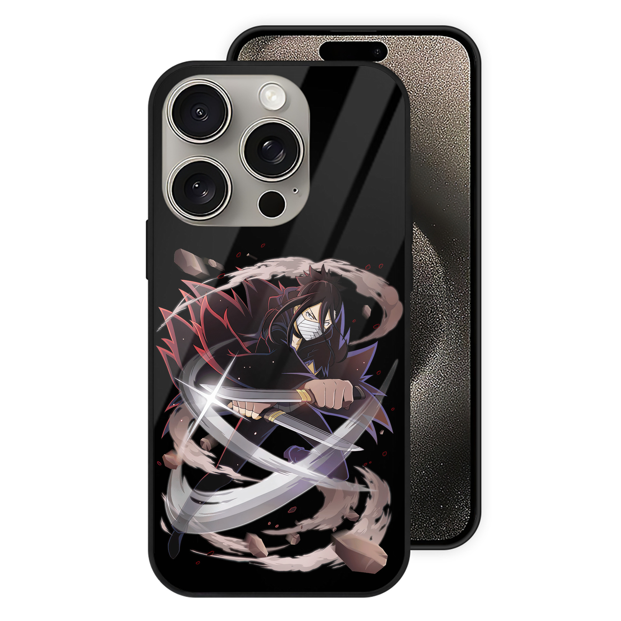 （画像用） 文豪ストレイドッグス Bungo Stray Dogs 【iPhone15Pro対応】スマホケース 耐衝撃＆黄変防止 背面ガラス