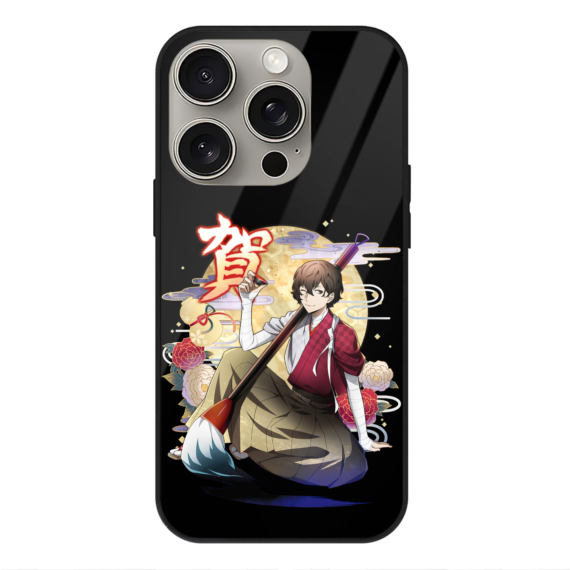 （画像用） 文豪ストレイドッグス Bungo Stray Dogs 【iPhone15Pro対応】スマホケース 耐衝撃＆黄変防止 背面ガラス