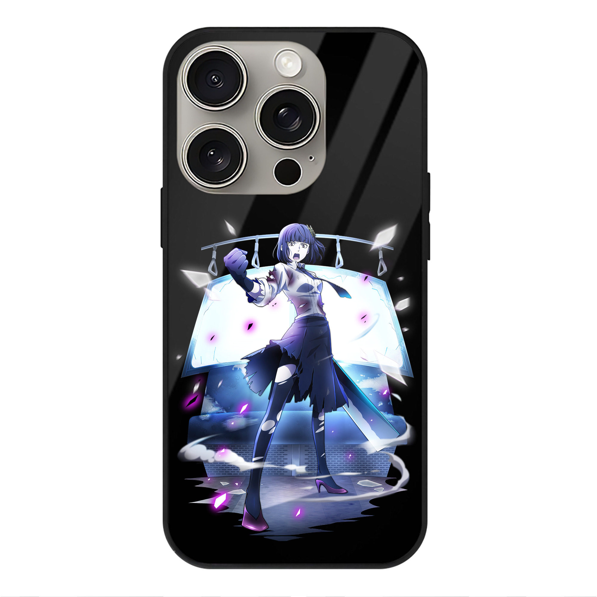 （画像用） 文豪ストレイドッグス Bungo Stray Dogs 【iPhone15Pro対応】スマホケース 耐衝撃＆黄変防止 背面ガラス