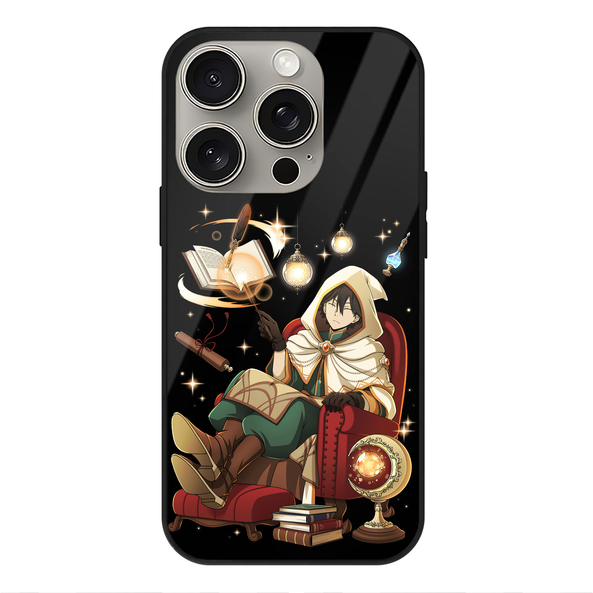 （画像用） 文豪ストレイドッグス Bungo Stray Dogs 【iPhone15Pro対応】スマホケース 耐衝撃＆黄変防止 背面ガラス