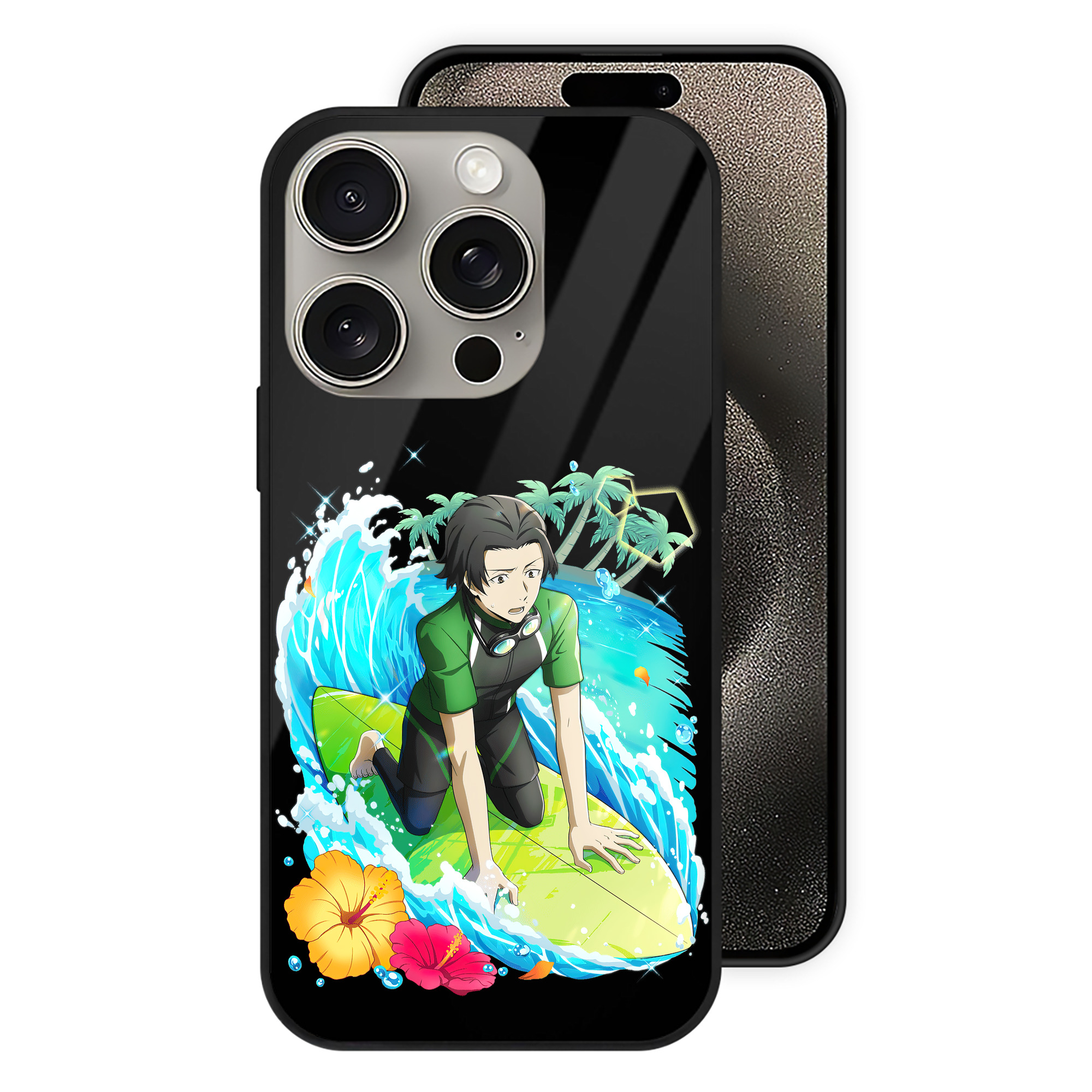 （画像用） 文豪ストレイドッグス Bungo Stray Dogs 【iPhone15Pro対応】スマホケース 耐衝撃＆黄変防止 背面ガラス