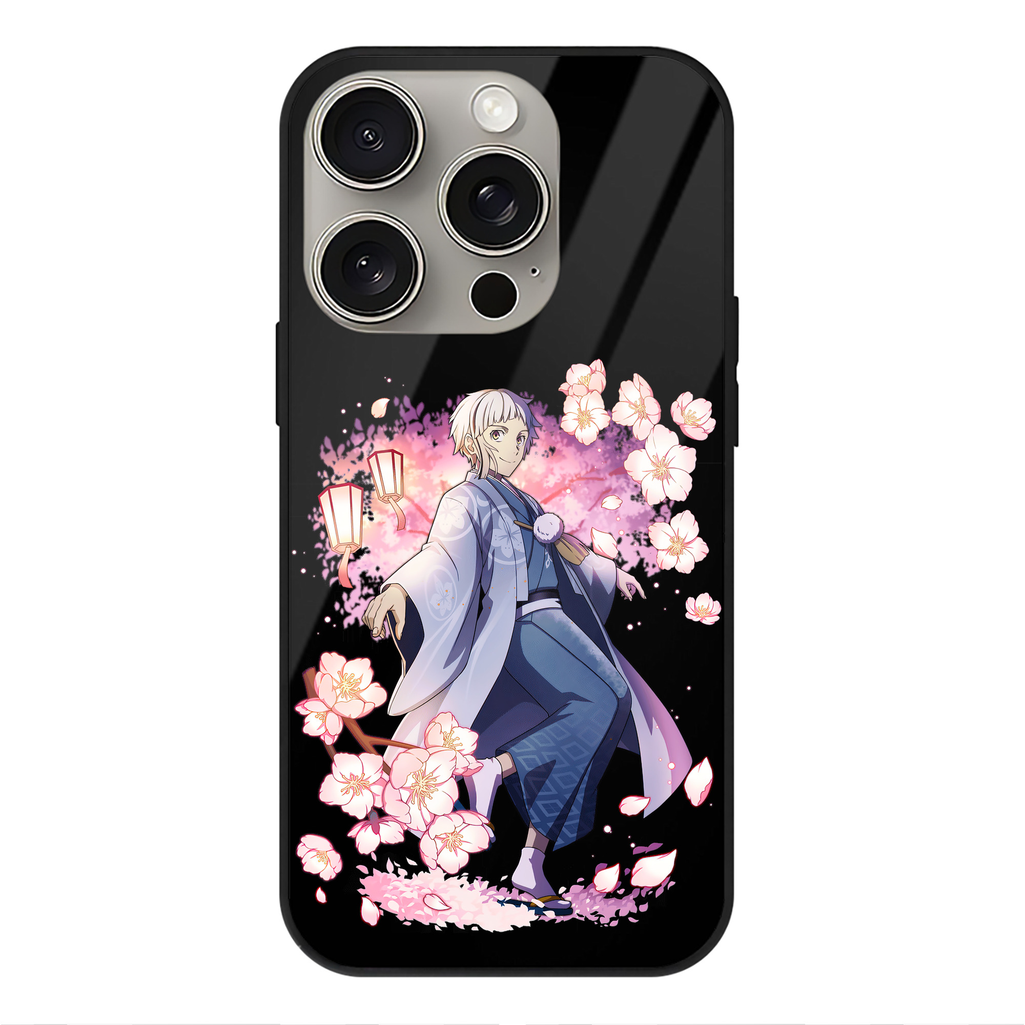 （画像用） 文豪ストレイドッグス Bungo Stray Dogs 【iPhone15Pro対応】スマホケース 耐衝撃＆黄変防止 背面ガラス
