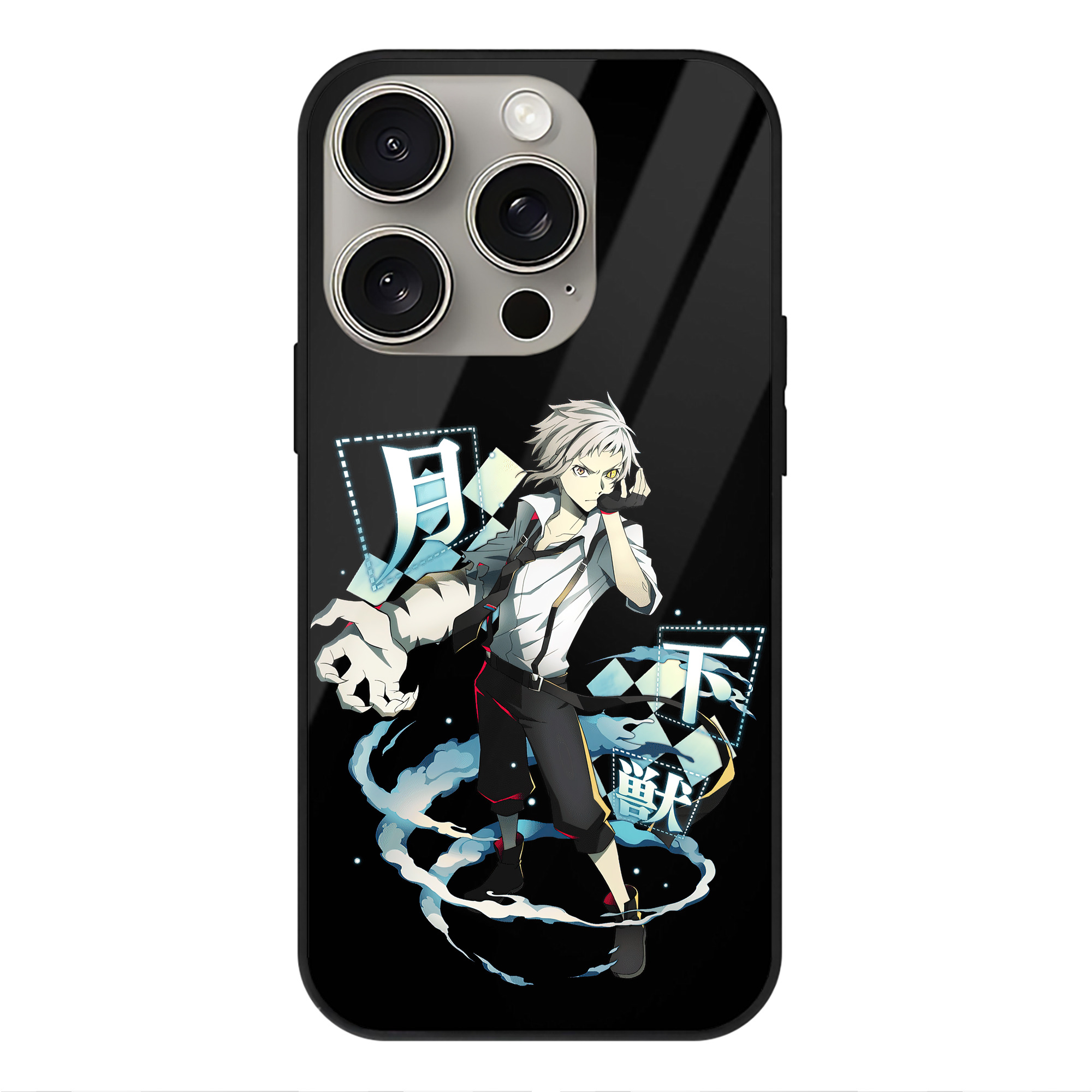 （画像用） 文豪ストレイドッグス Bungo Stray Dogs 【iPhone15Pro対応】スマホケース 耐衝撃＆黄変防止 背面ガラス