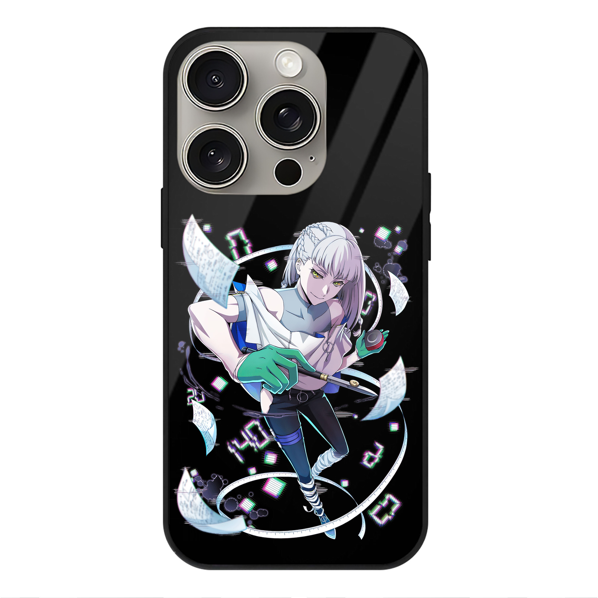 （画像用） 文豪ストレイドッグス Bungo Stray Dogs 【iPhone15Pro対応】スマホケース 耐衝撃＆黄変防止 背面ガラス