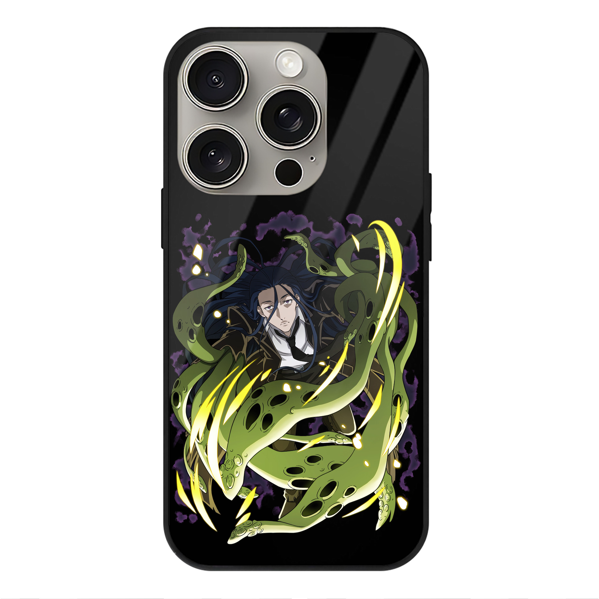 （画像用） 文豪ストレイドッグス Bungo Stray Dogs 【iPhone15Pro対応】スマホケース 耐衝撃＆黄変防止 背面ガラス
