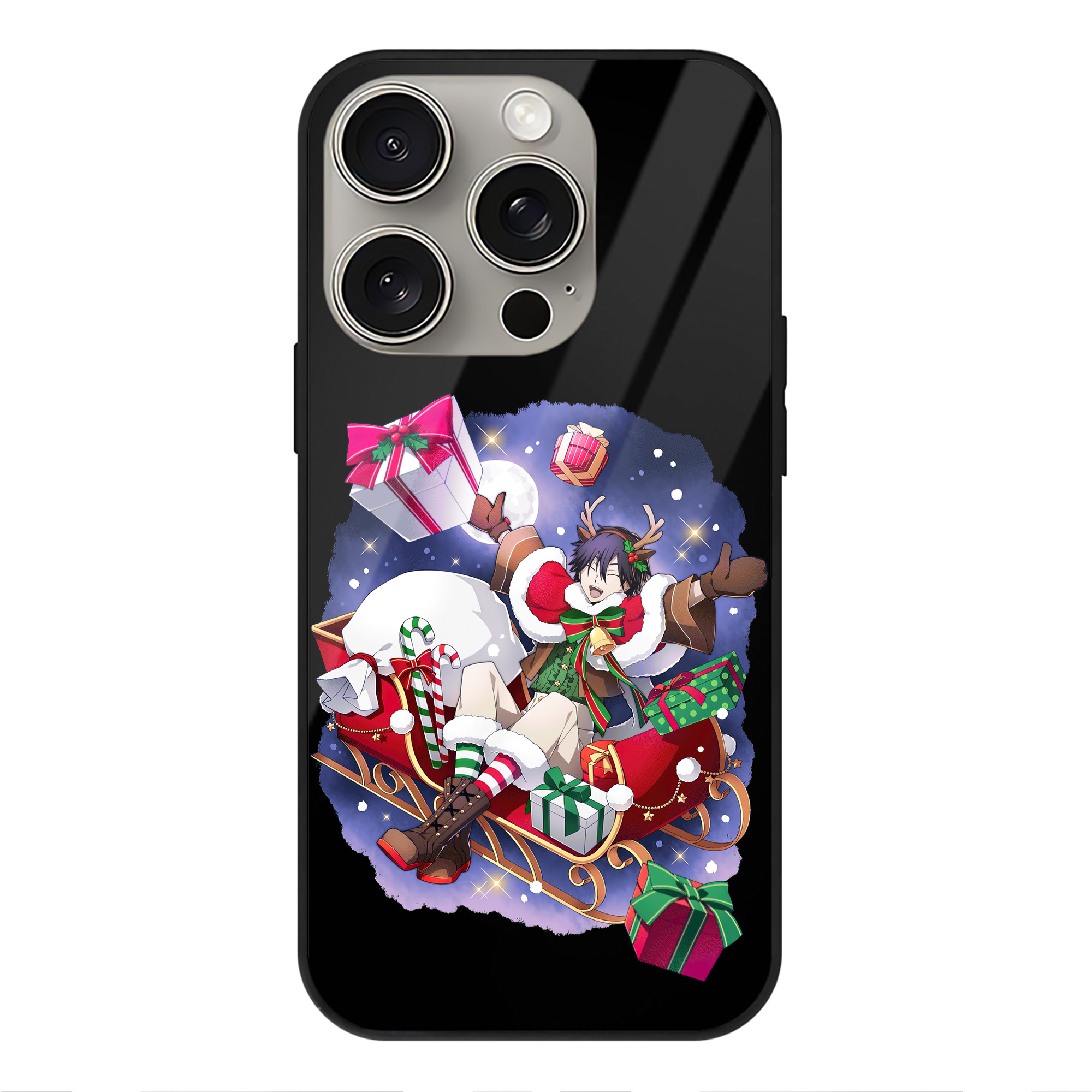 （画像用） 文豪ストレイドッグス Bungo Stray Dogs 【iPhone15Pro対応】スマホケース 耐衝撃＆黄変防止 背面ガラス