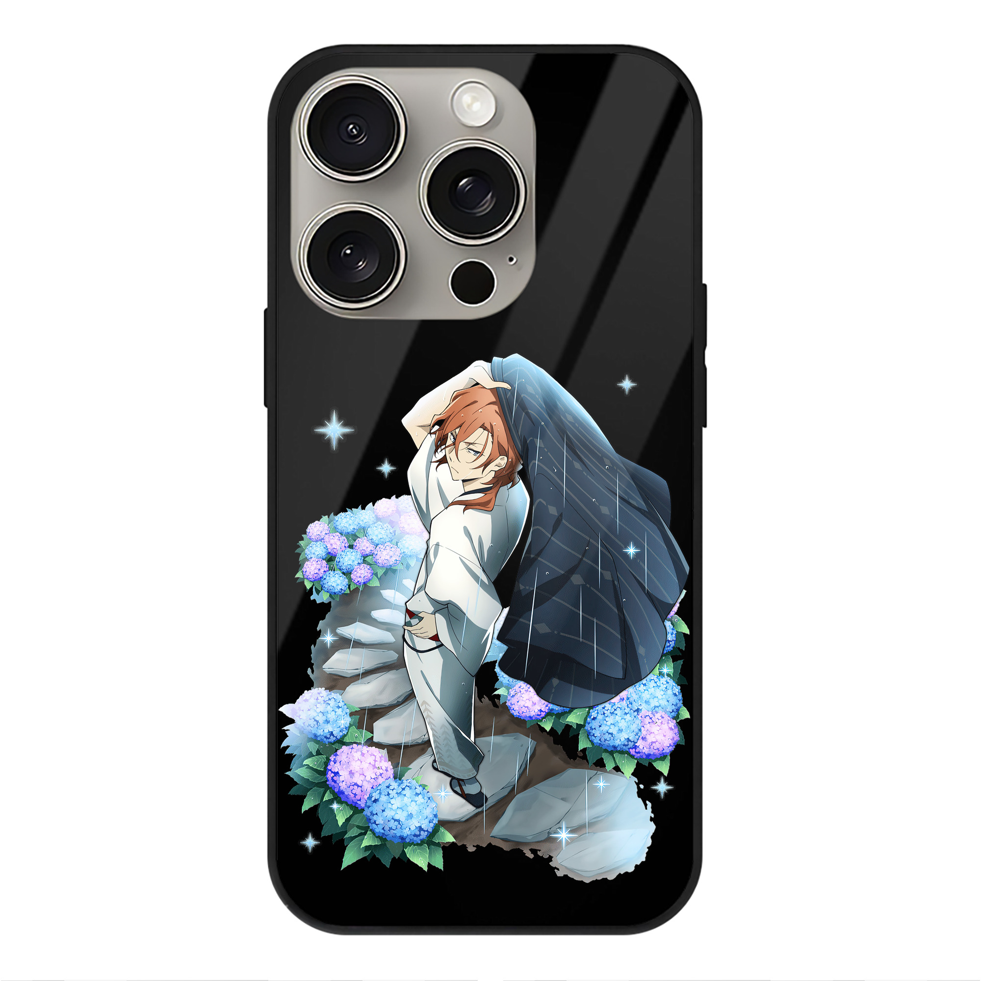 （画像用） 文豪ストレイドッグス Bungo Stray Dogs 【iPhone15Pro対応】スマホケース 耐衝撃＆黄変防止 背面ガラス