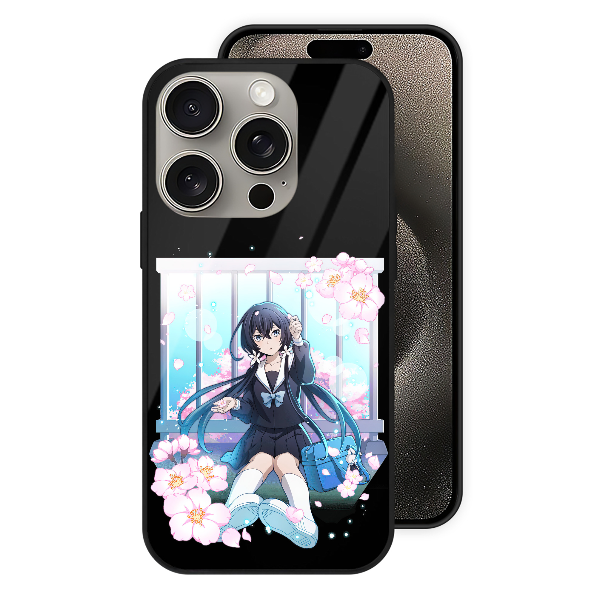 （画像用） 文豪ストレイドッグス Bungo Stray Dogs 【iPhone15Pro対応】スマホケース 耐衝撃＆黄変防止 背面ガラス