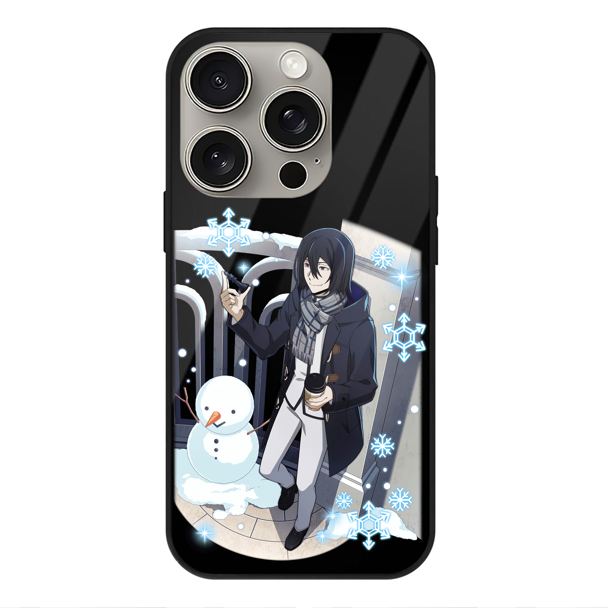 （画像用） 文豪ストレイドッグス Bungo Stray Dogs 【iPhone15Pro対応】スマホケース 耐衝撃＆黄変防止 背面ガラス