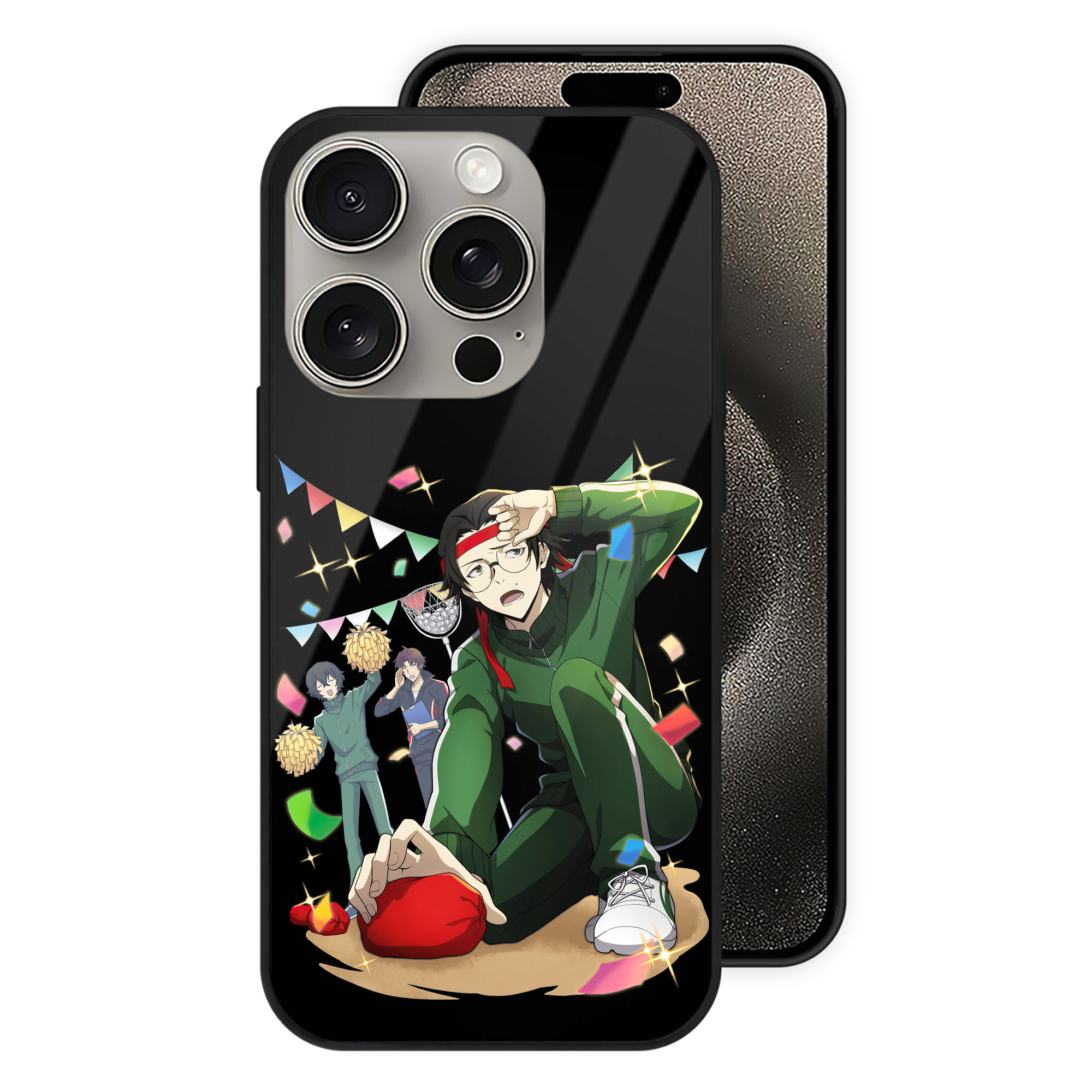 （画像用） 文豪ストレイドッグス Bungo Stray Dogs 【iPhone15Pro対応】スマホケース 耐衝撃＆黄変防止 背面ガラス