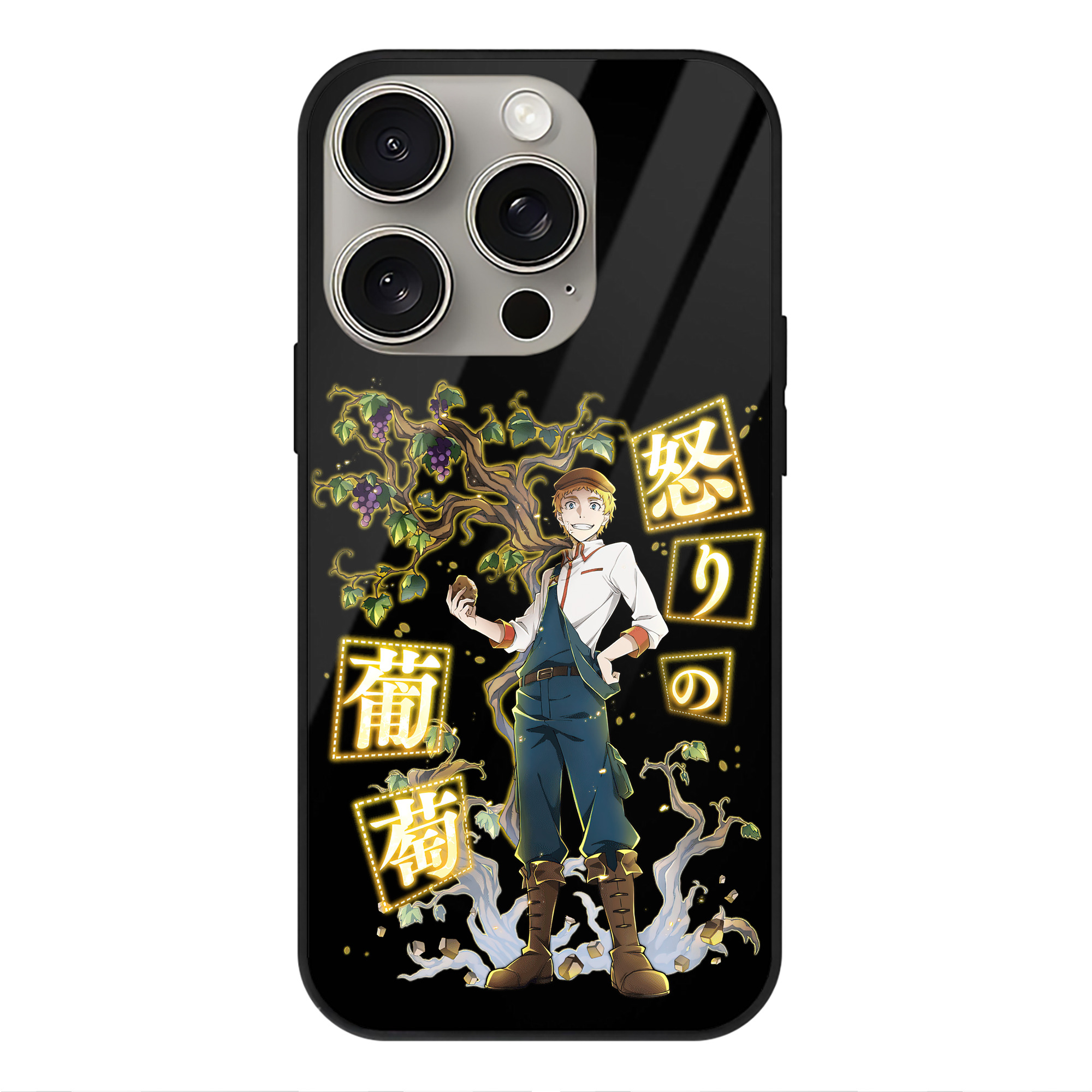 （画像用） 文豪ストレイドッグス Bungo Stray Dogs 【iPhone15Pro対応】スマホケース 耐衝撃＆黄変防止 背面ガラス