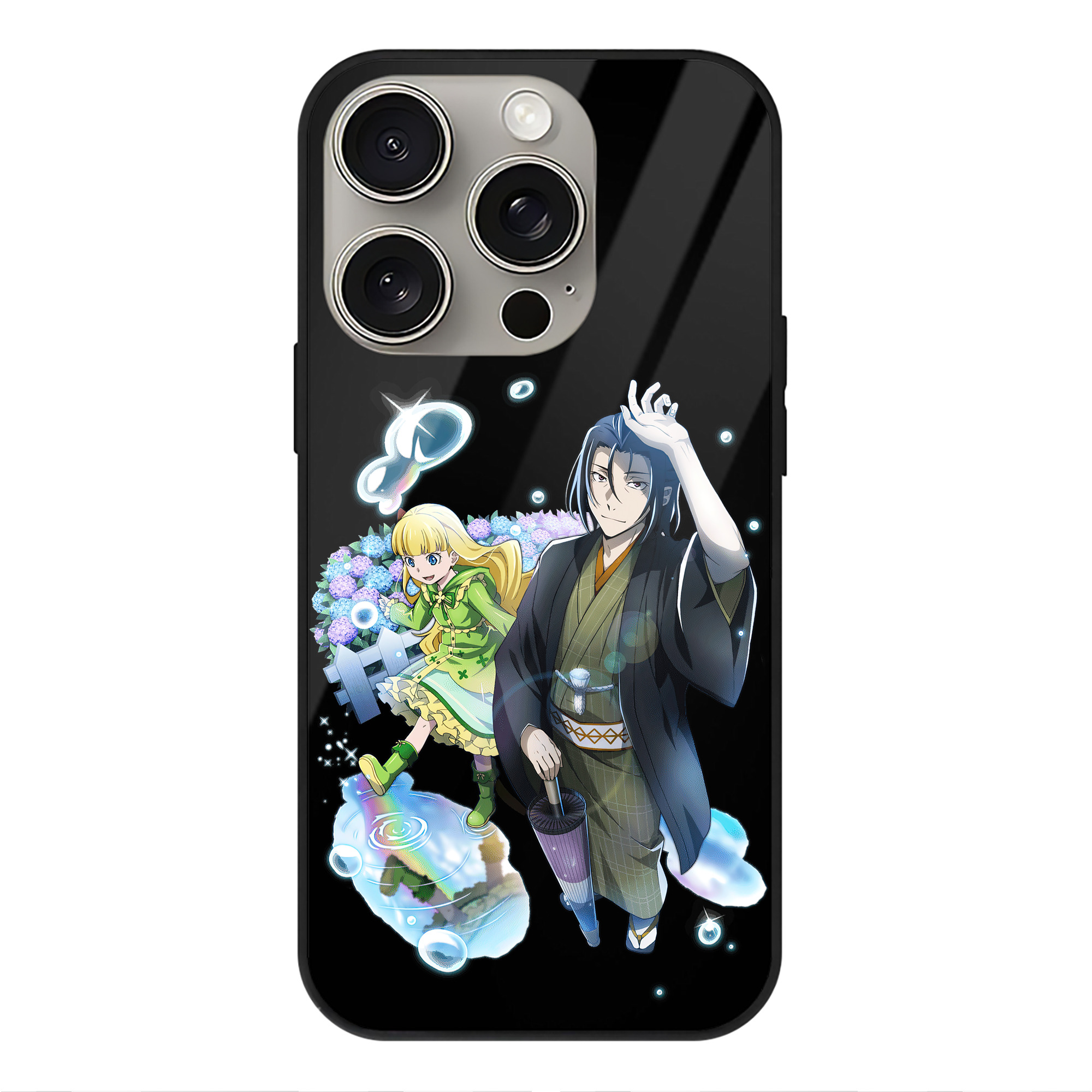 （画像用） 文豪ストレイドッグス Bungo Stray Dogs 【iPhone15Pro対応】スマホケース 耐衝撃＆黄変防止 背面ガラス