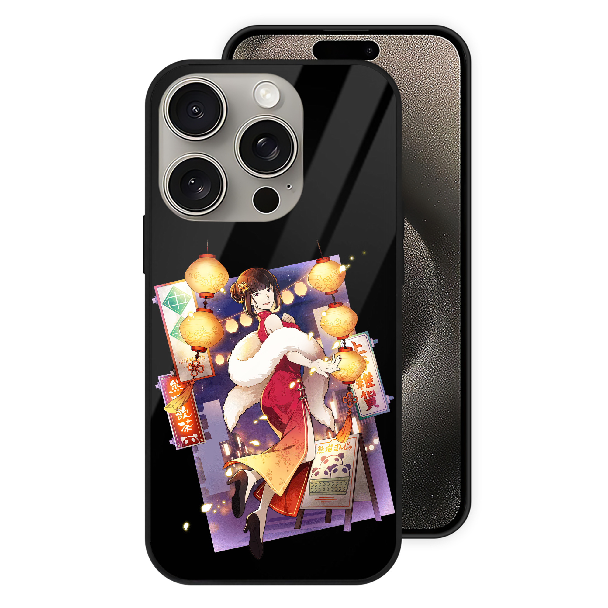 （画像用） 文豪ストレイドッグス Bungo Stray Dogs 【iPhone15Pro対応】スマホケース 耐衝撃＆黄変防止 背面ガラス