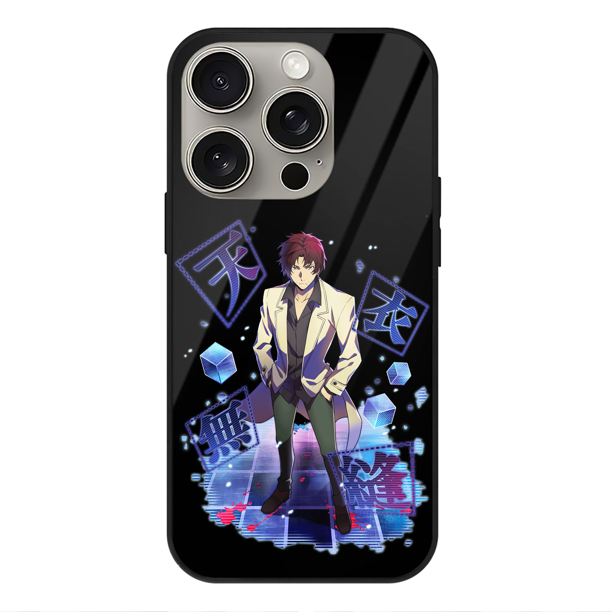 （画像用） 文豪ストレイドッグス Bungo Stray Dogs 【iPhone15Pro対応】スマホケース 耐衝撃＆黄変防止 背面ガラス