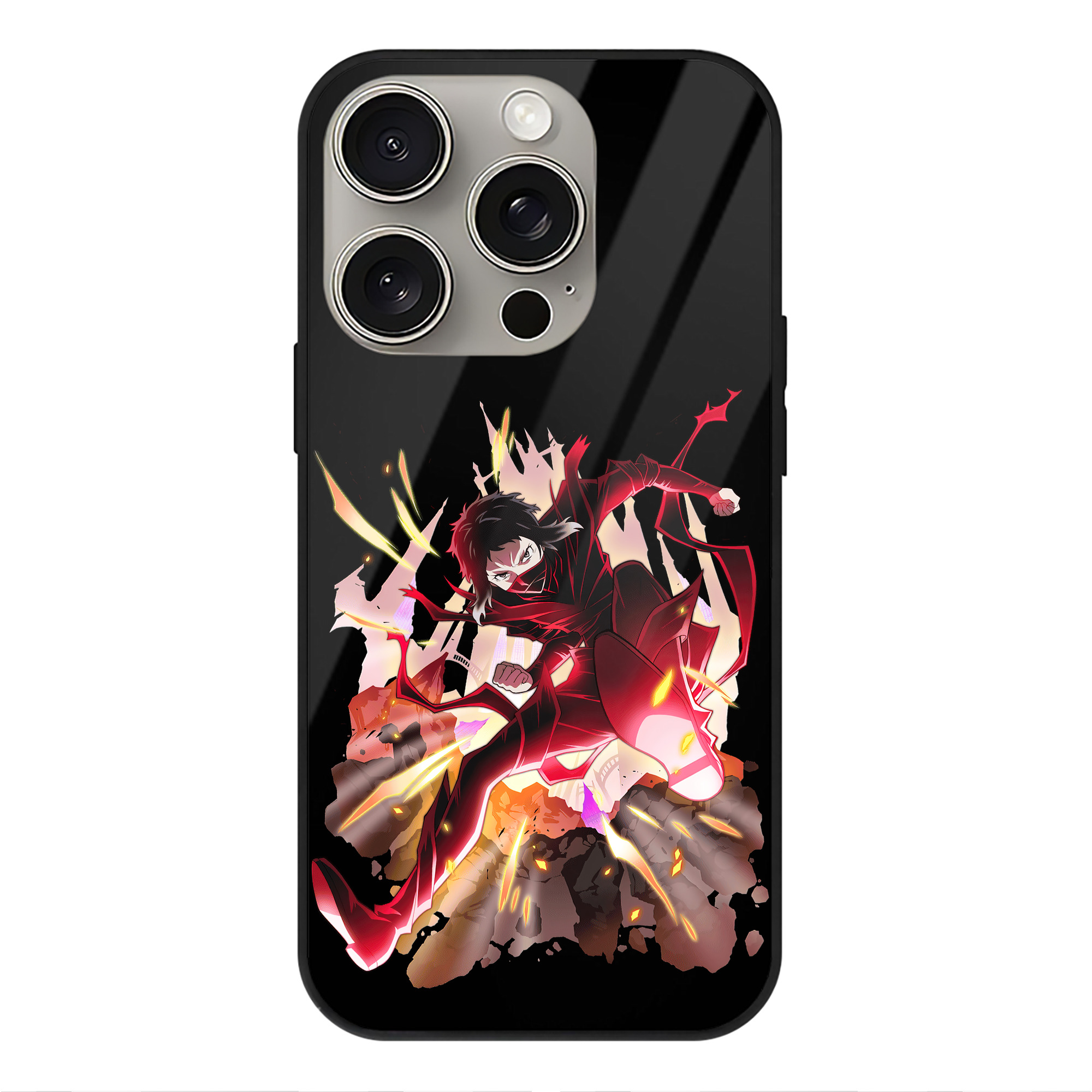 （画像用） 文豪ストレイドッグス Bungo Stray Dogs 【iPhone15Pro対応】スマホケース 耐衝撃＆黄変防止 背面ガラス