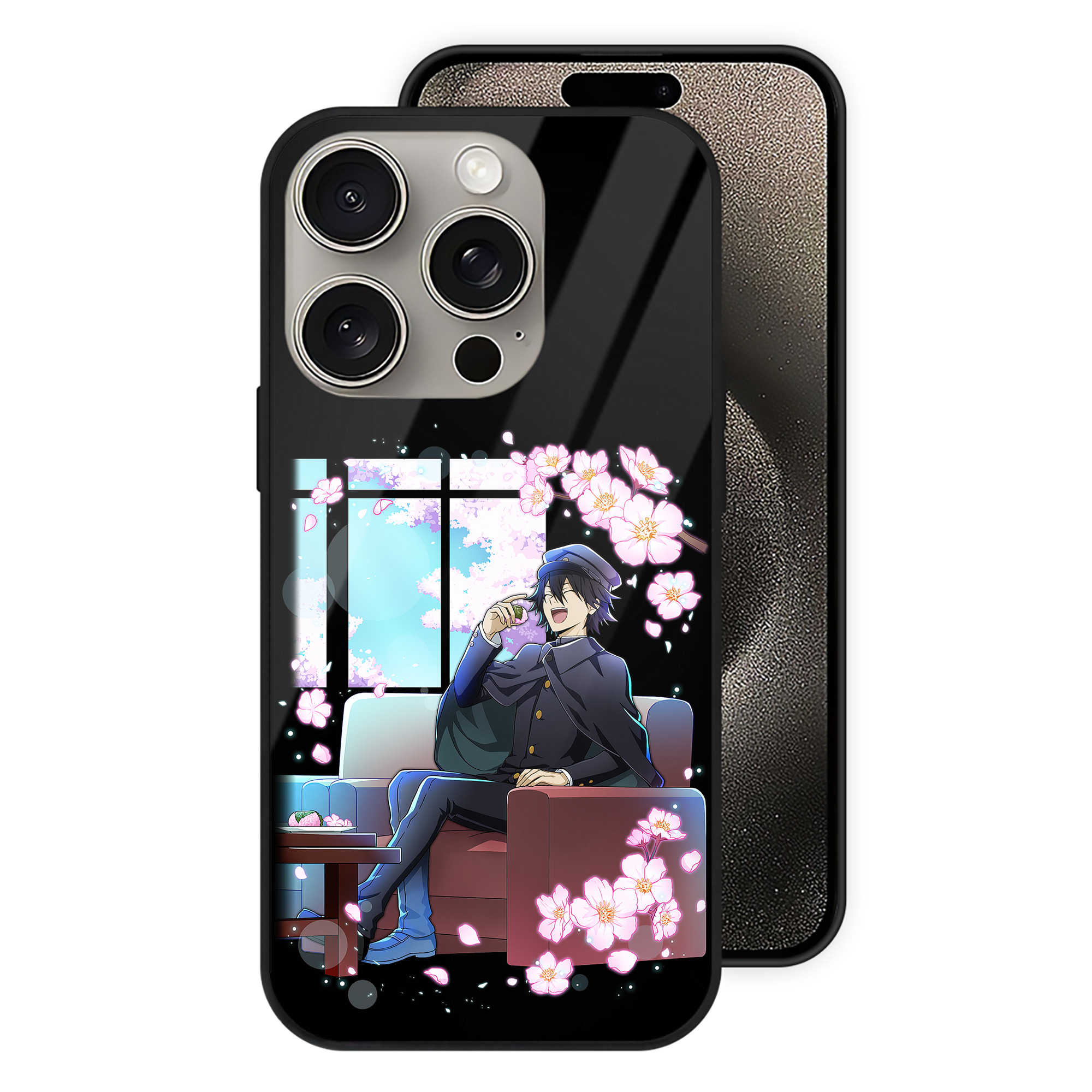 （画像用） 文豪ストレイドッグス Bungo Stray Dogs 【iPhone15Pro対応】スマホケース 耐衝撃＆黄変防止 背面ガラス