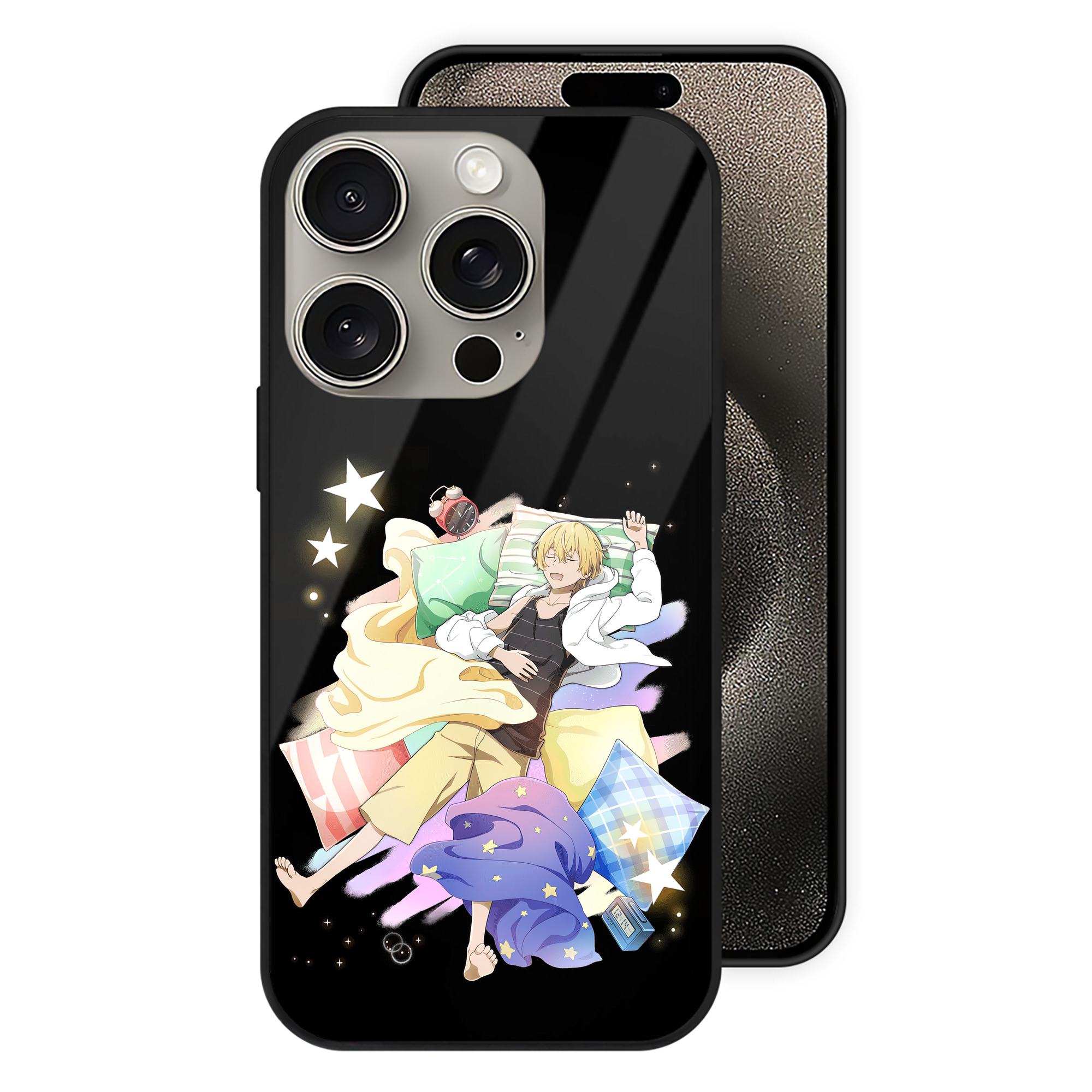 （画像用） 文豪ストレイドッグス Bungo Stray Dogs 【iPhone15Pro対応】スマホケース 耐衝撃＆黄変防止 背面ガラス