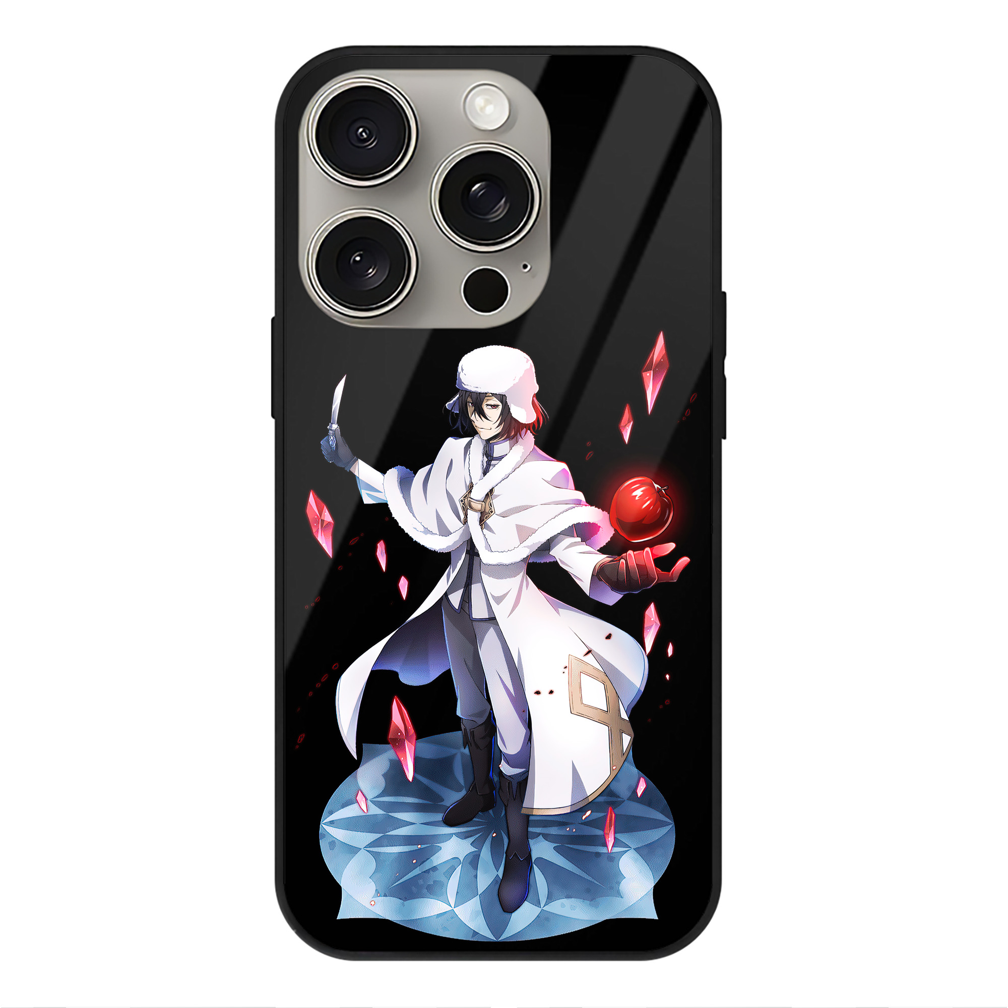 （画像用） 文豪ストレイドッグス Bungo Stray Dogs 【iPhone15Pro対応】スマホケース 耐衝撃＆黄変防止 背面ガラス