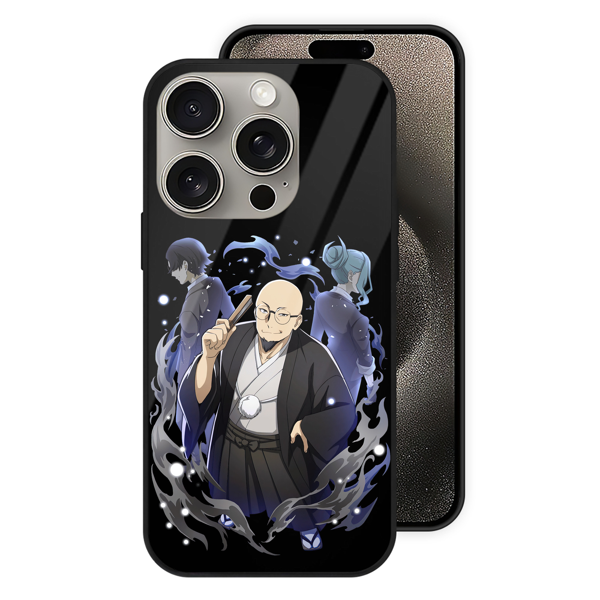 （画像用） 文豪ストレイドッグス Bungo Stray Dogs 【iPhone15Pro対応】スマホケース 耐衝撃＆黄変防止 背面ガラス