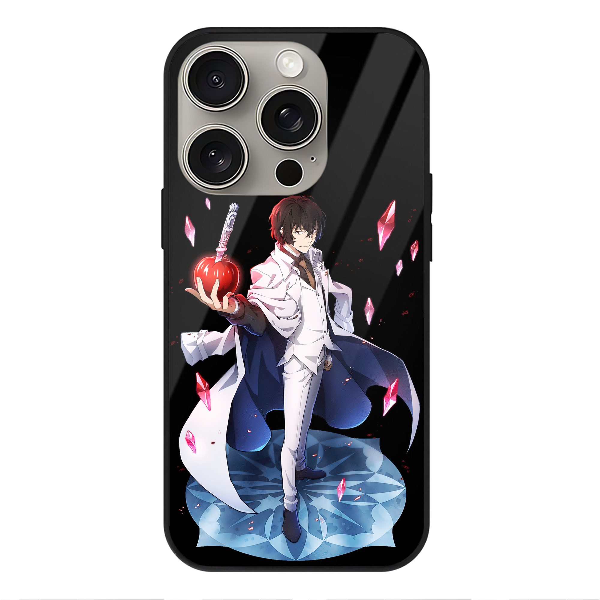 （画像用） 文豪ストレイドッグス Bungo Stray Dogs 【iPhone15Pro対応】スマホケース 耐衝撃＆黄変防止 背面ガラス