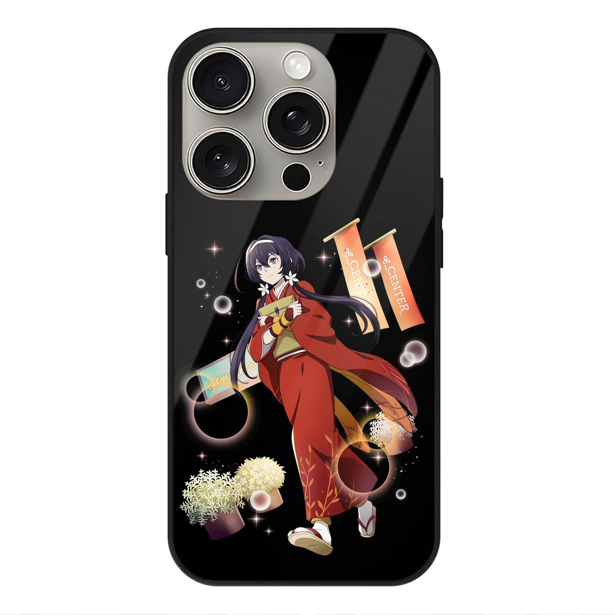 （画像用） 文豪ストレイドッグス Bungo Stray Dogs 【iPhone15Pro対応】スマホケース 耐衝撃＆黄変防止 背面ガラス