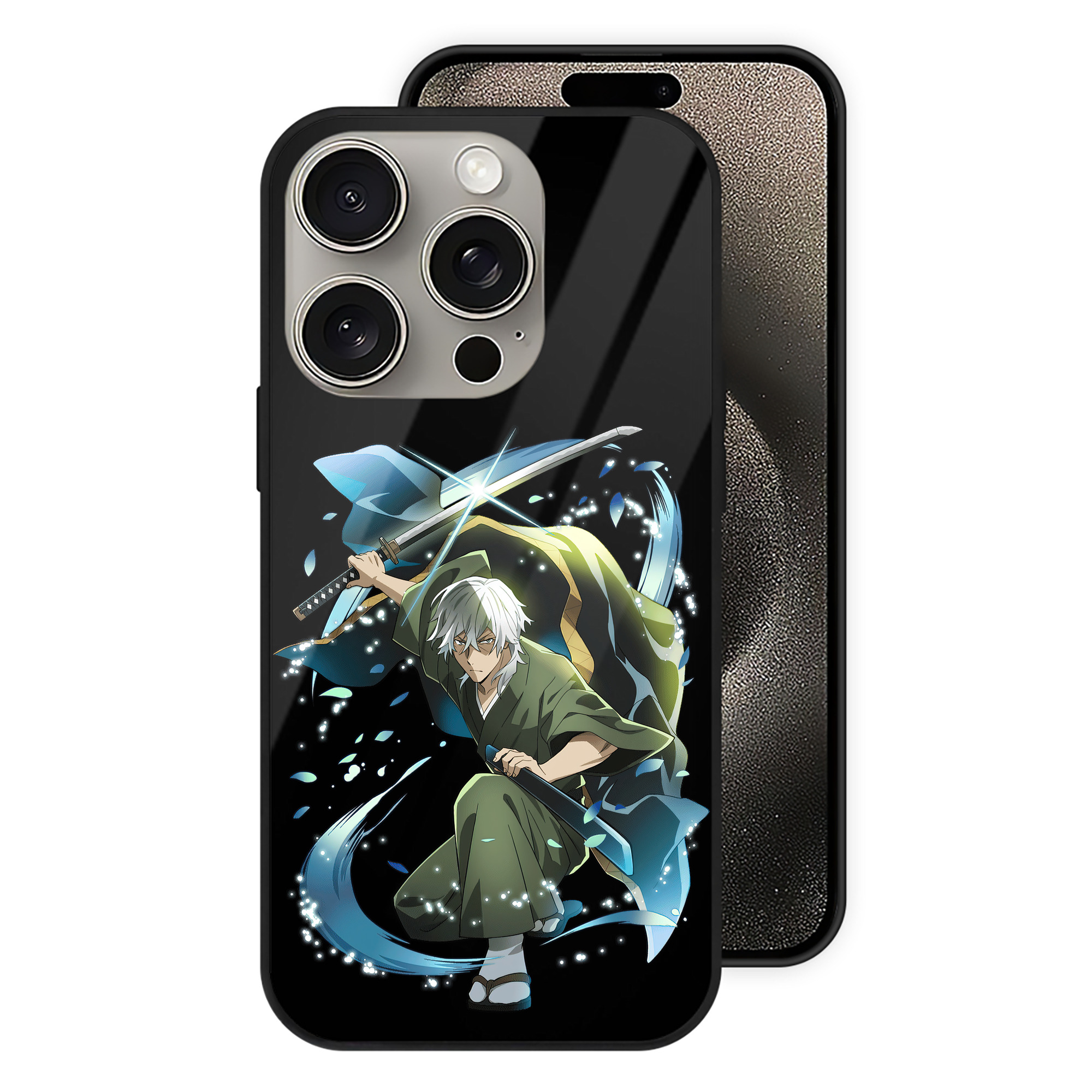 （画像用） 文豪ストレイドッグス Bungo Stray Dogs 【iPhone15Pro対応】スマホケース 耐衝撃＆黄変防止 背面ガラス